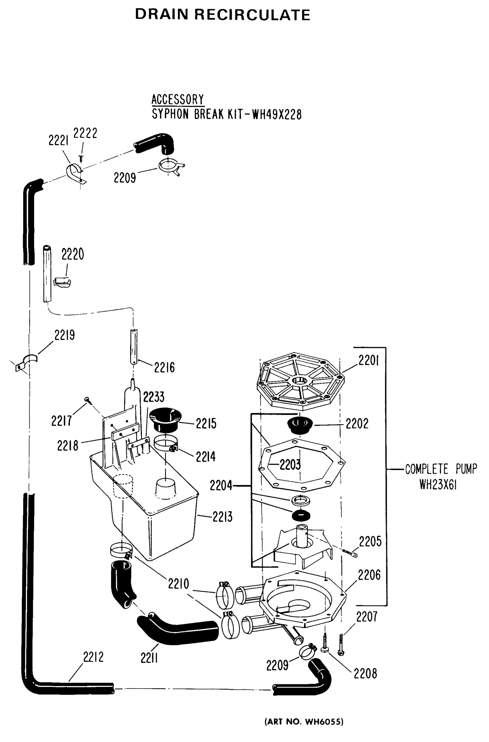 DRAIN RECIRCULATE