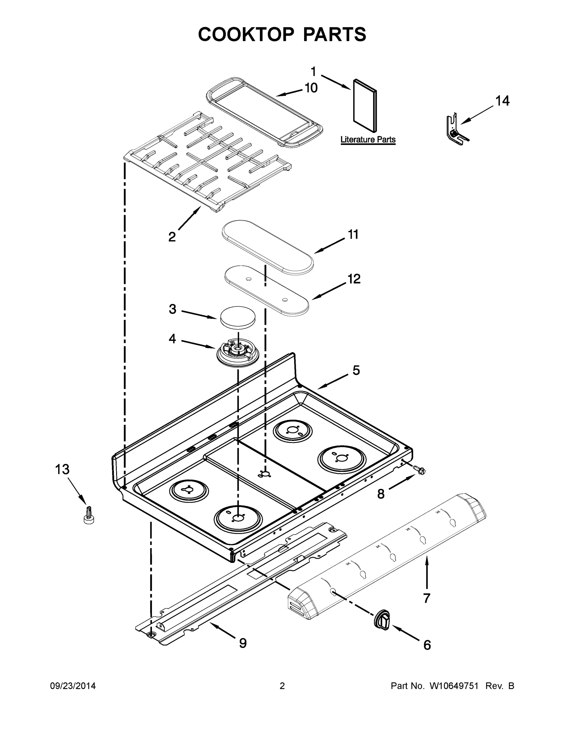 02 - COOKTOP PARTS