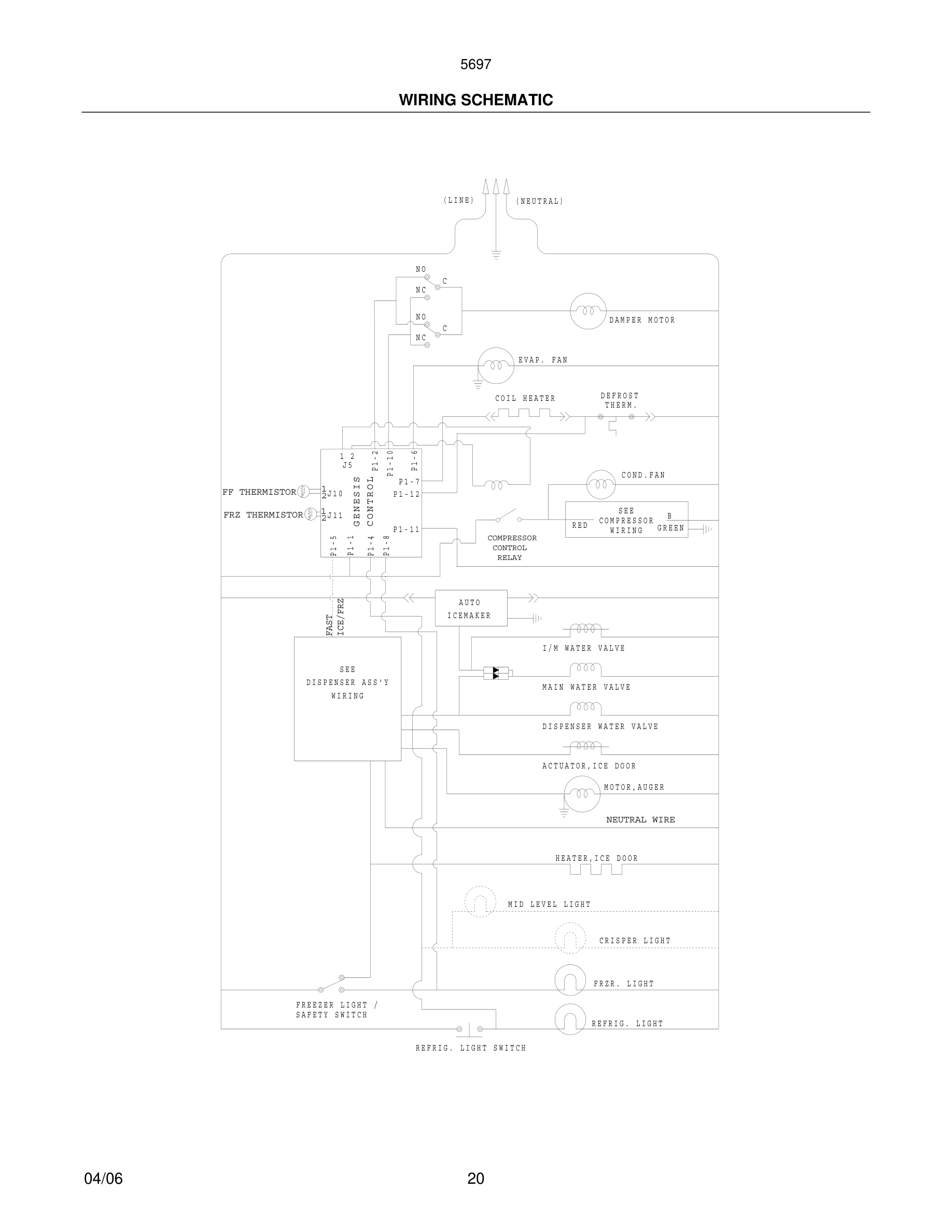 20 - WIRING SCHEMATIC
