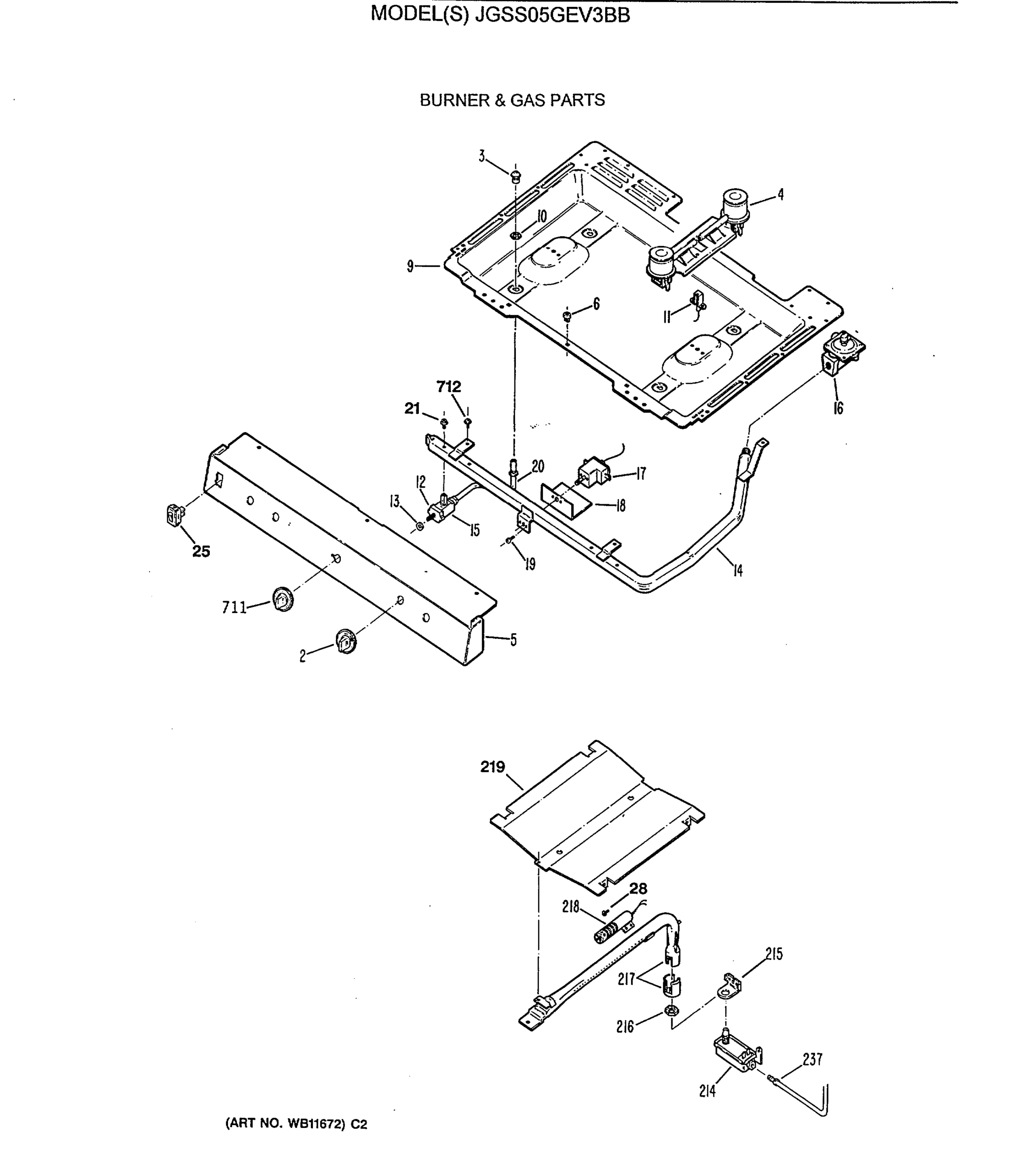 BURNER & GAS PARTS
