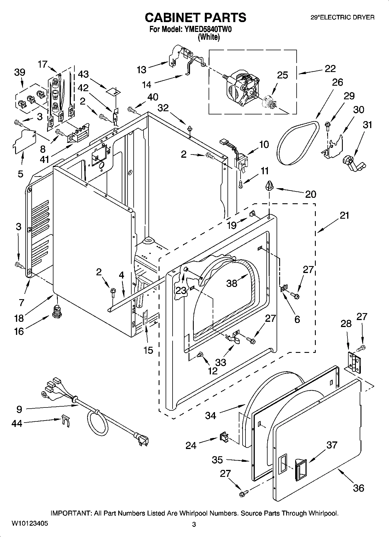 02 - CABINET PARTS