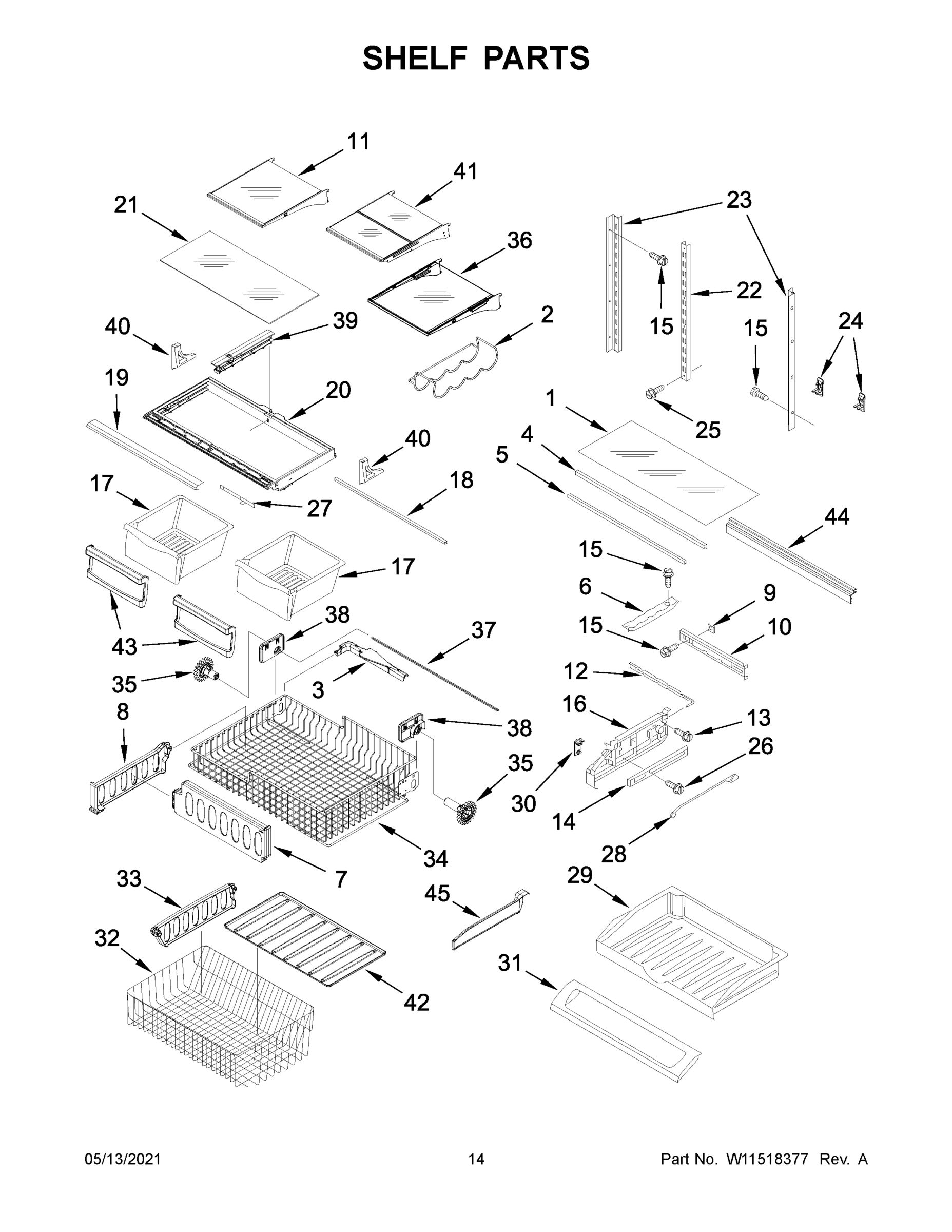 08 - SHELF PARTS