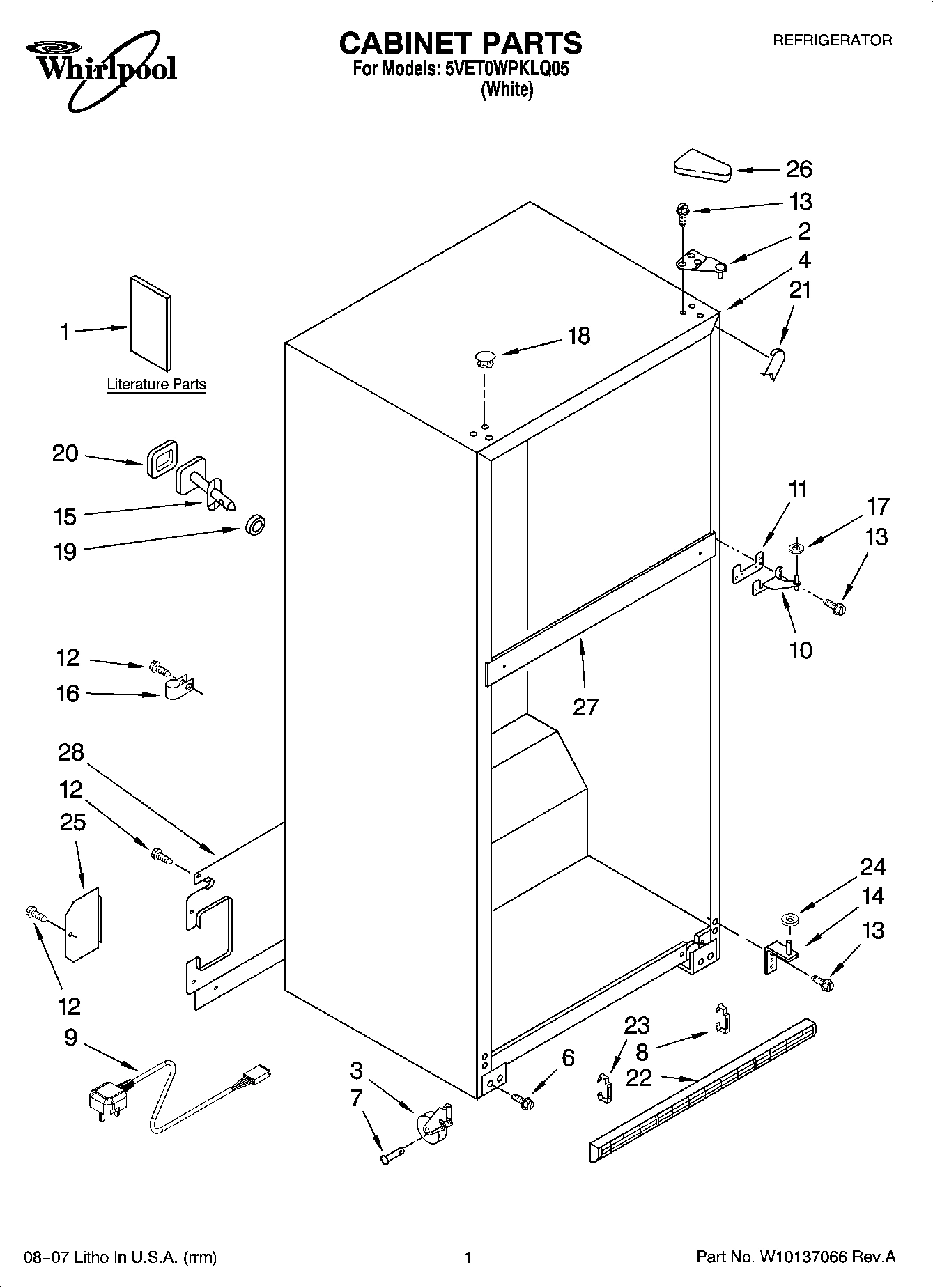 01 - CABINET PARTS