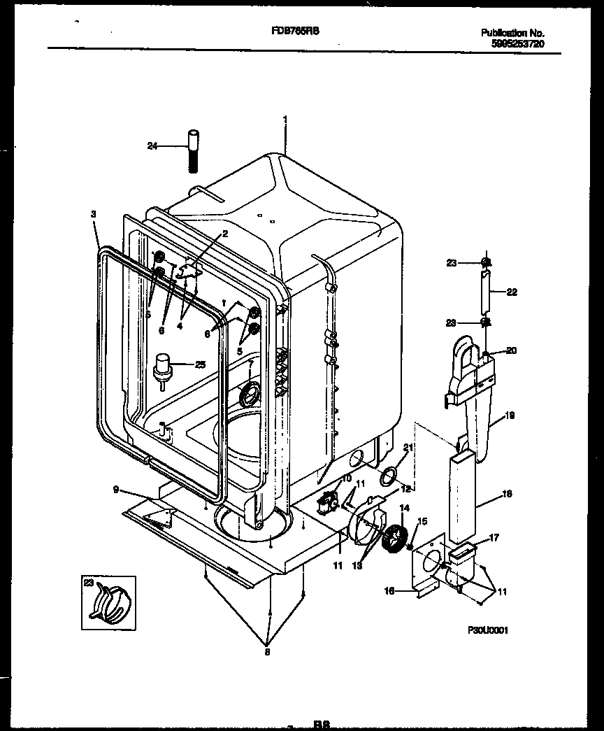 05 - TUB AND FRAME PARTS