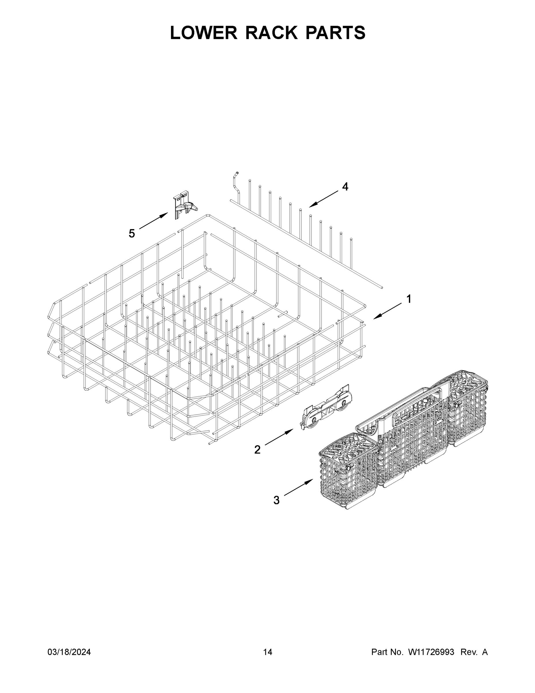08 - LOWER RACK PARTS
