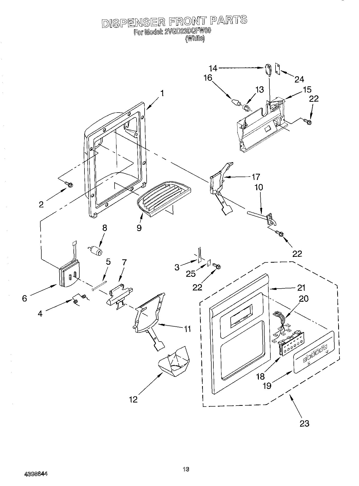 09 - DISPENSER FRONT