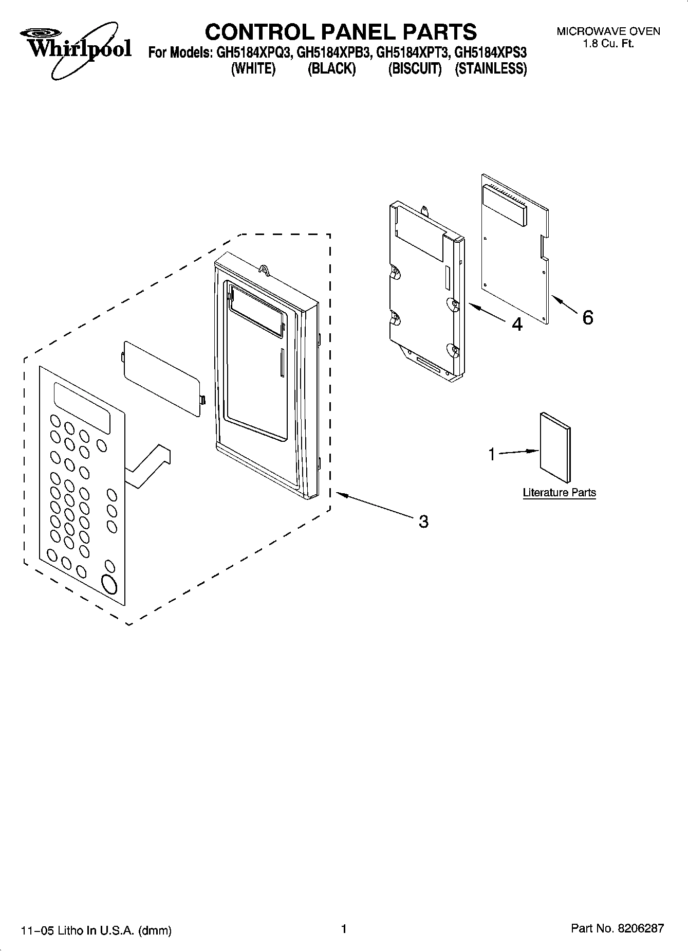 01 - CONTROL PANEL PARTS