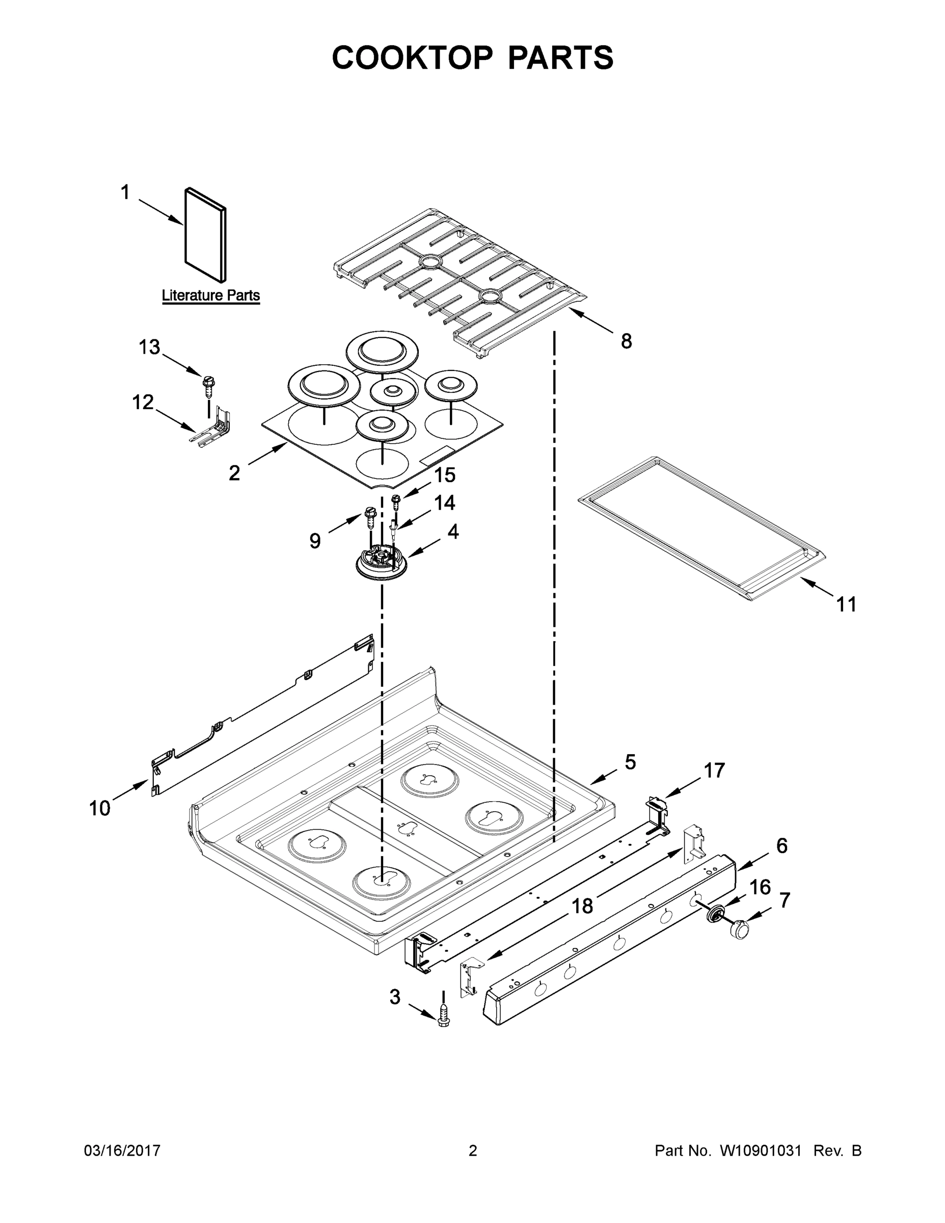 02 - COOKTOP PARTS