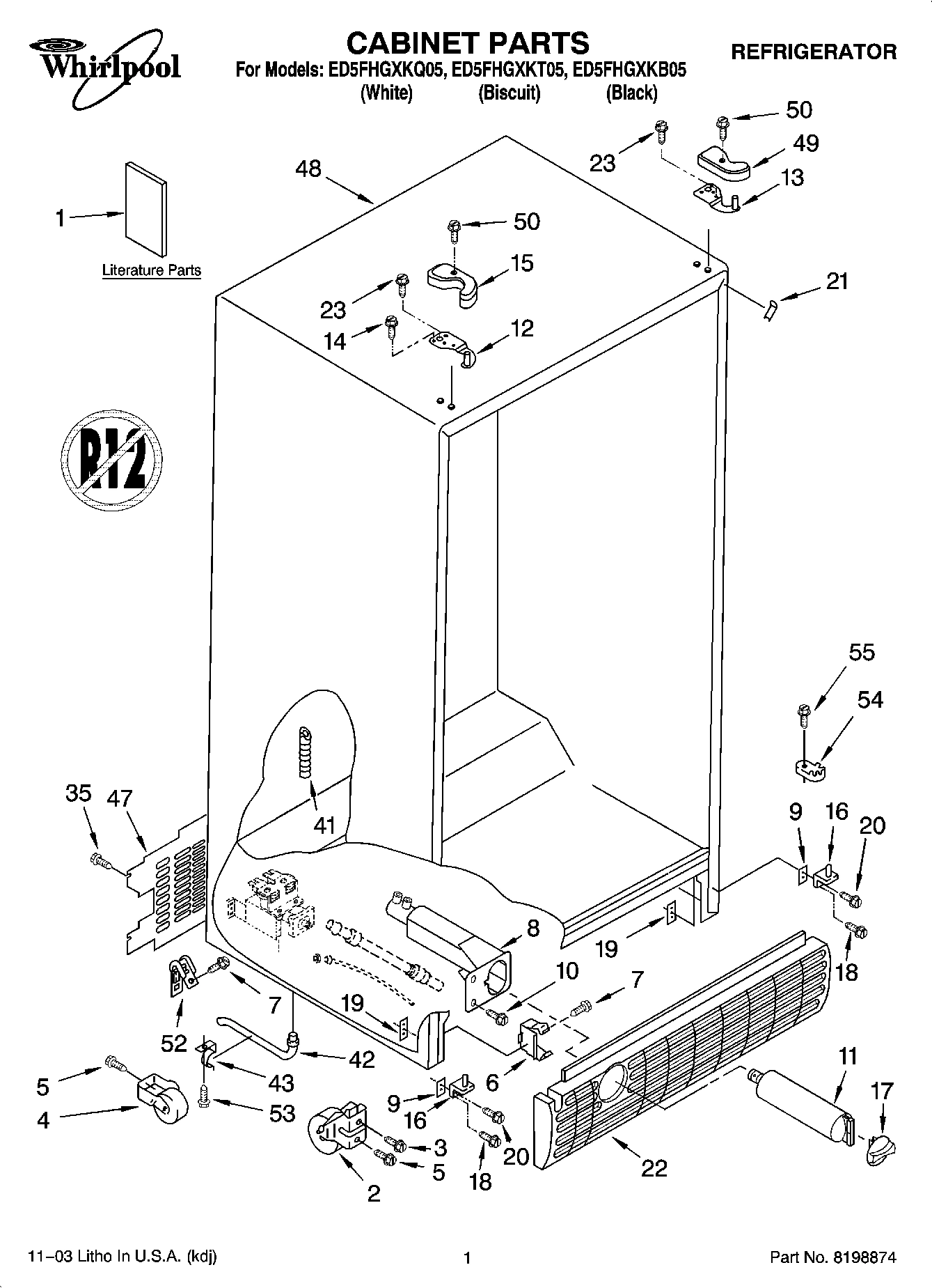 01 - CABINET PARTS