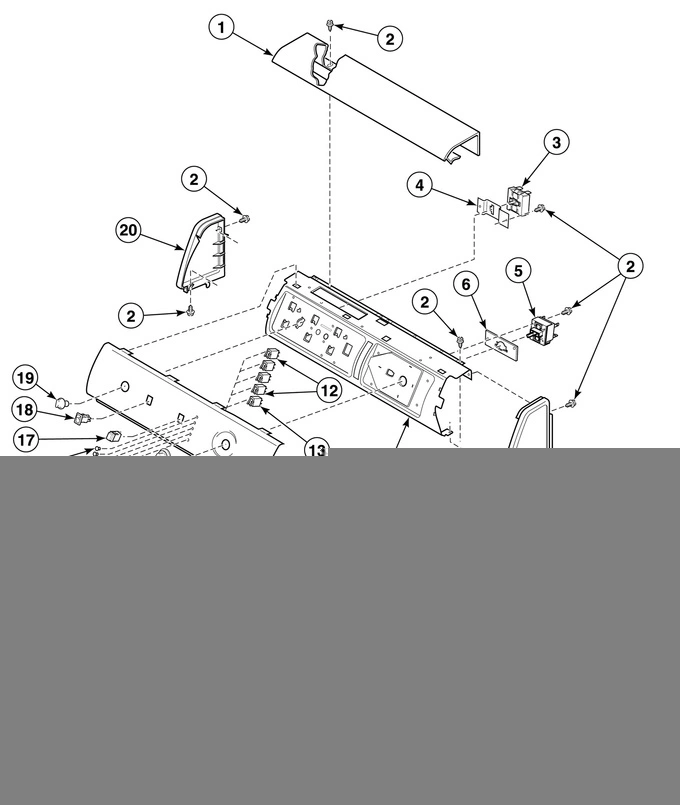 Graphic Panel, Control Support Panel And Controls