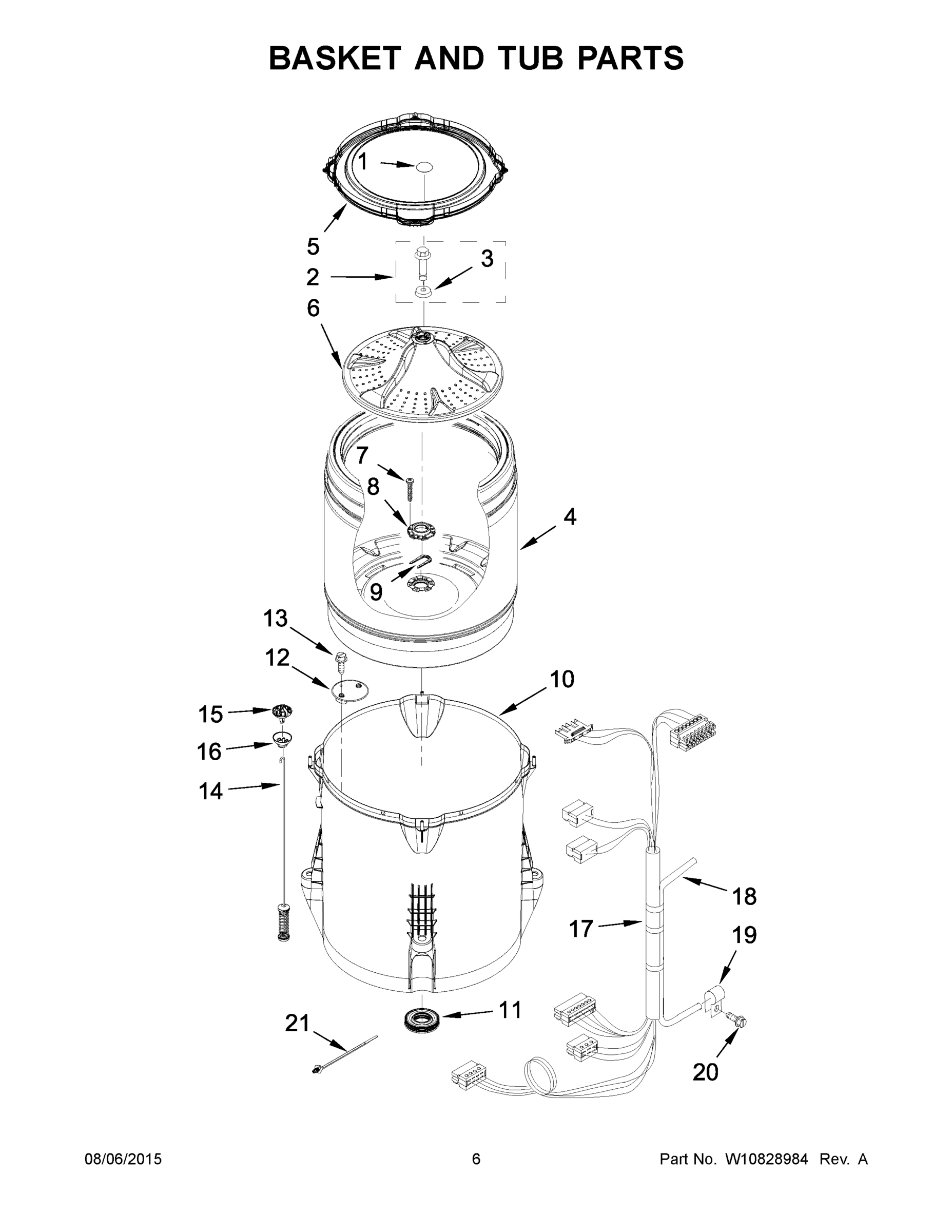 04 - BASKET AND TUB PARTS