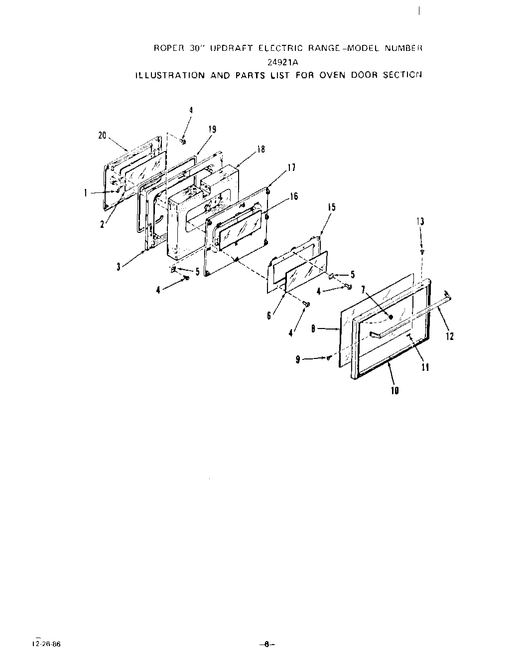 05 - OVEN DOOR