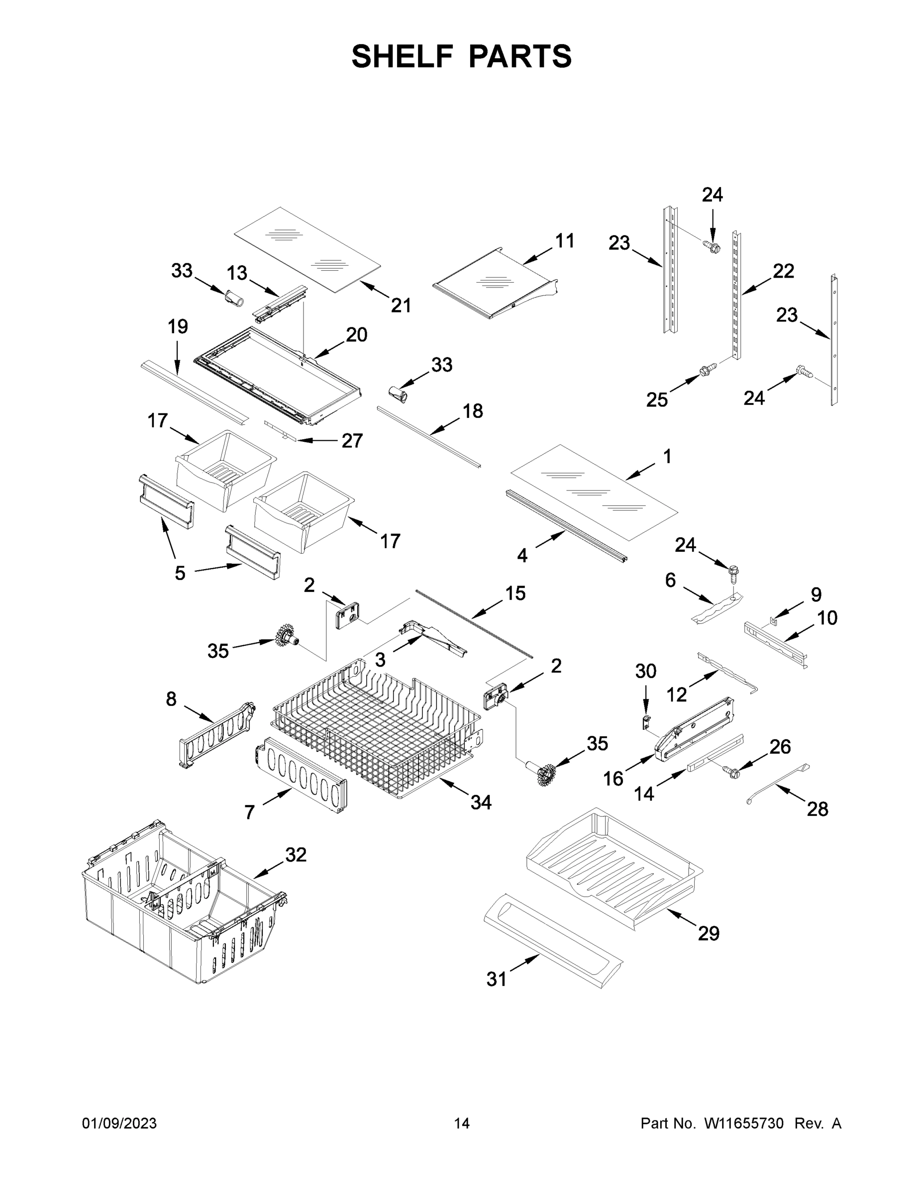 08 - SHELF PARTS
