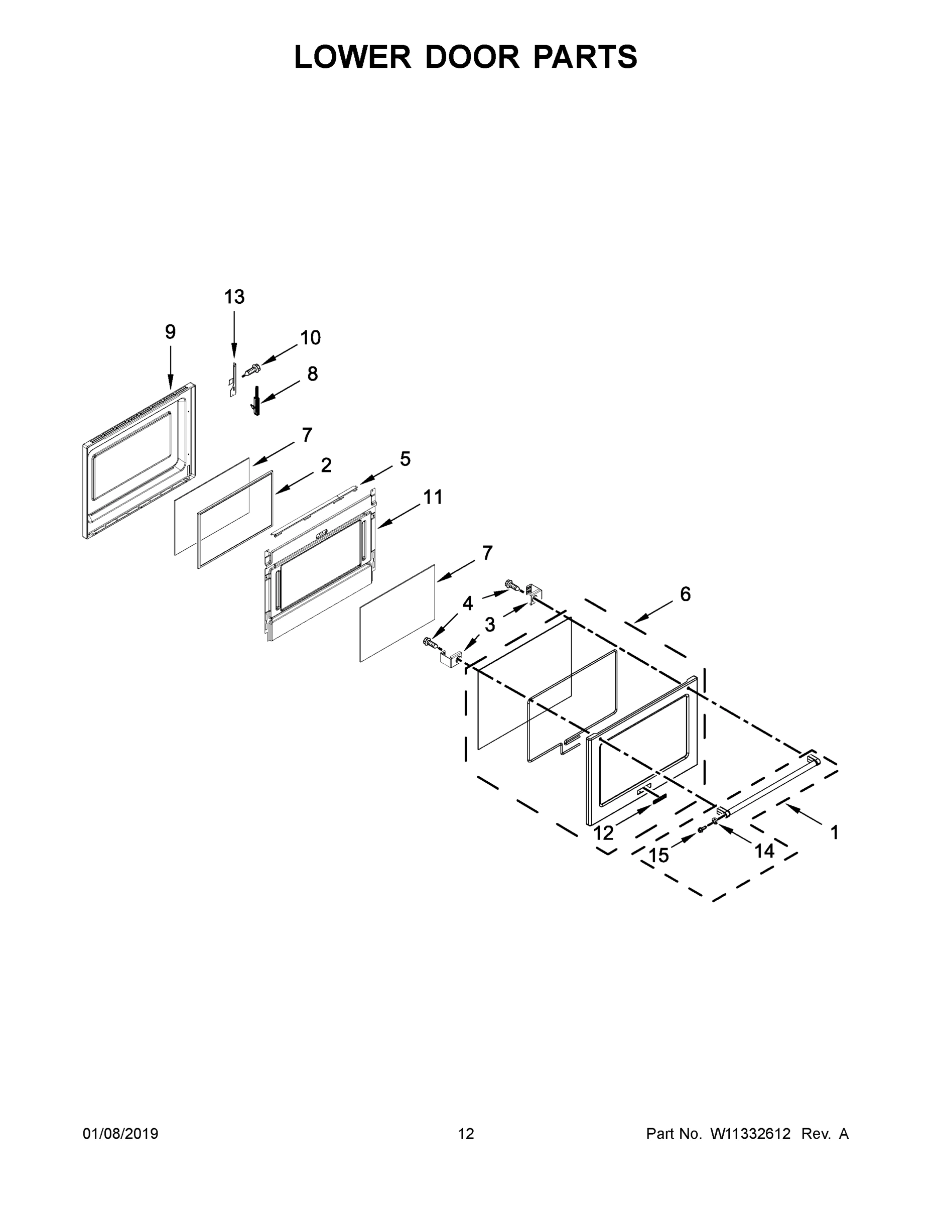 07 - LOWER DOOR PARTS