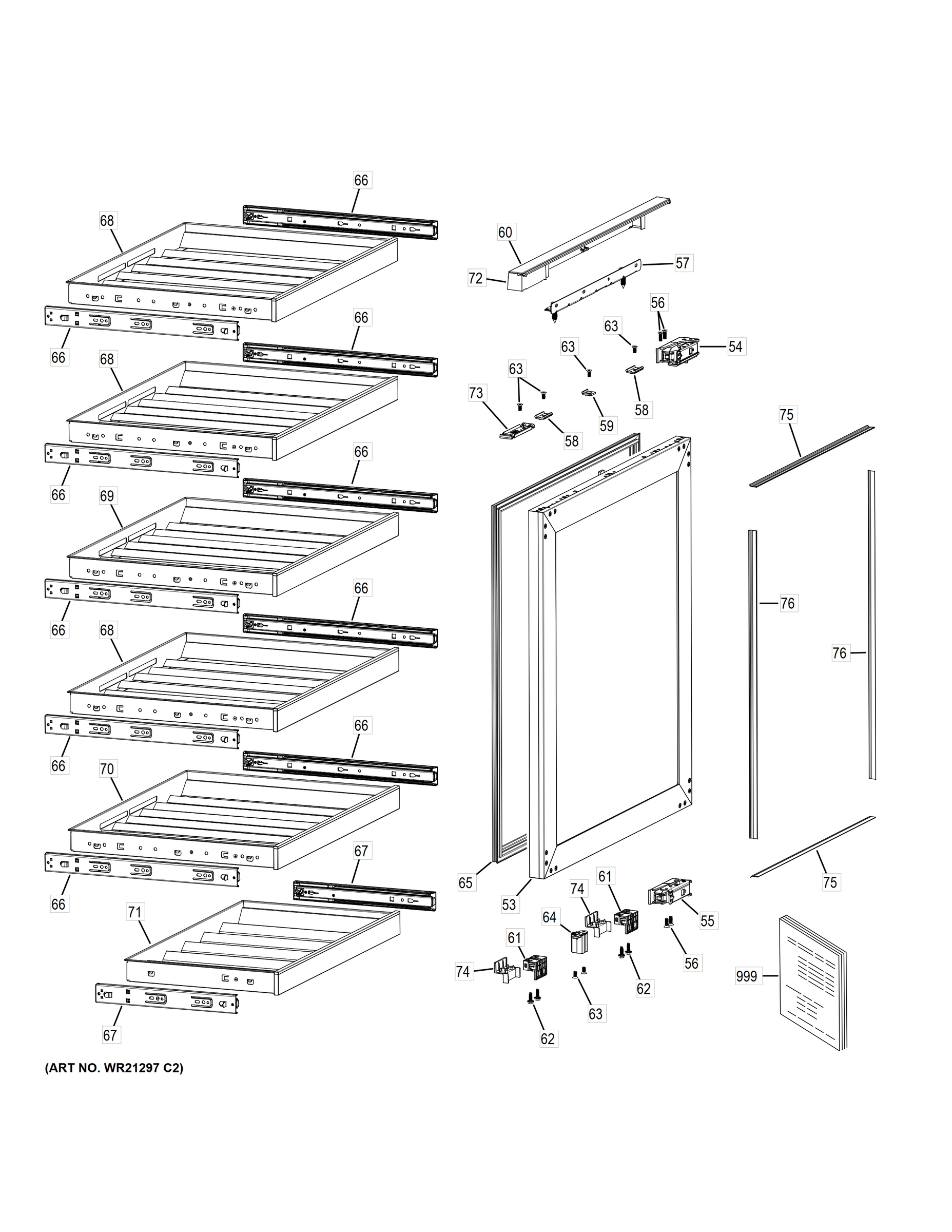 DOOR & SHELVES