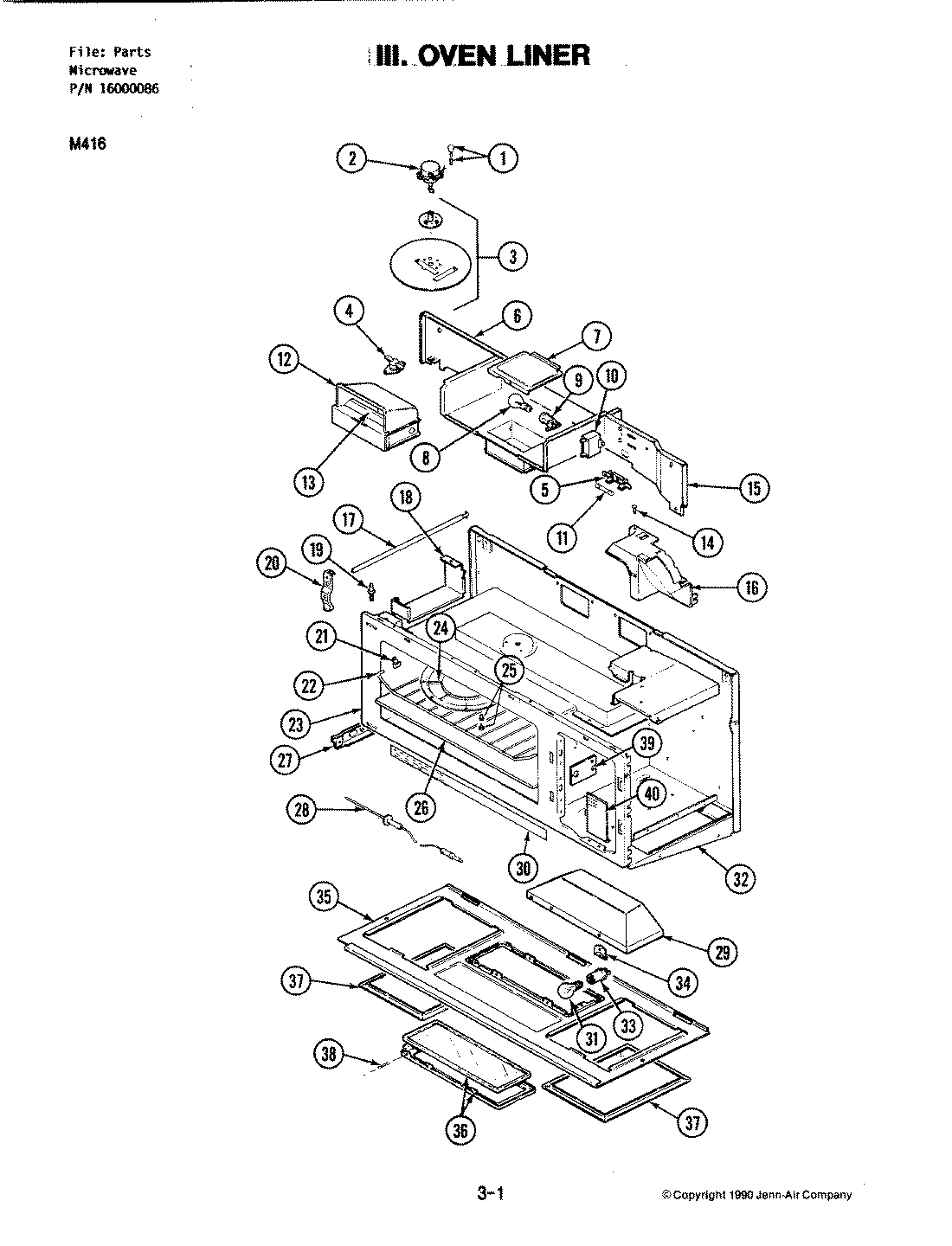 05 - OVEN LINER
