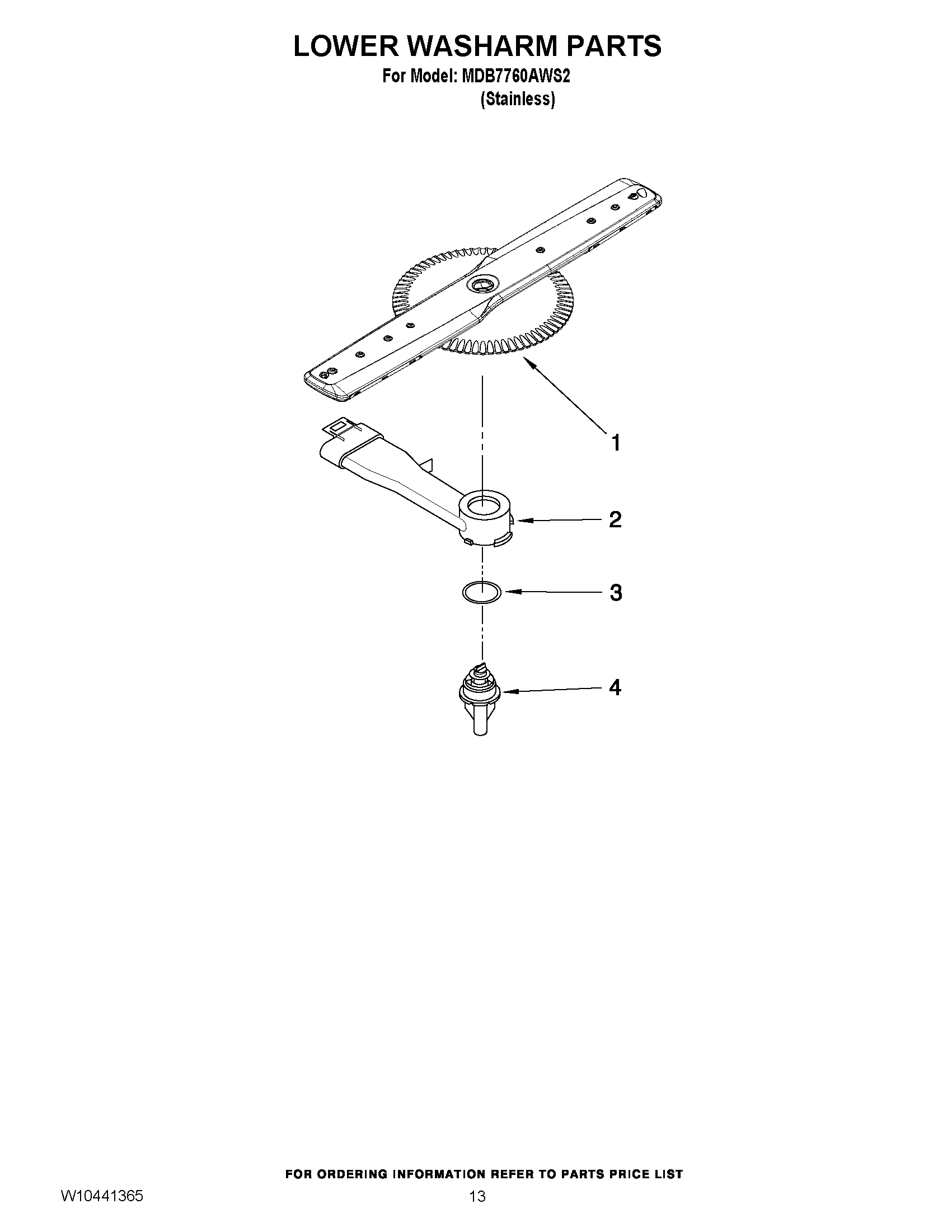11 - LOWER WASHARM PARTS