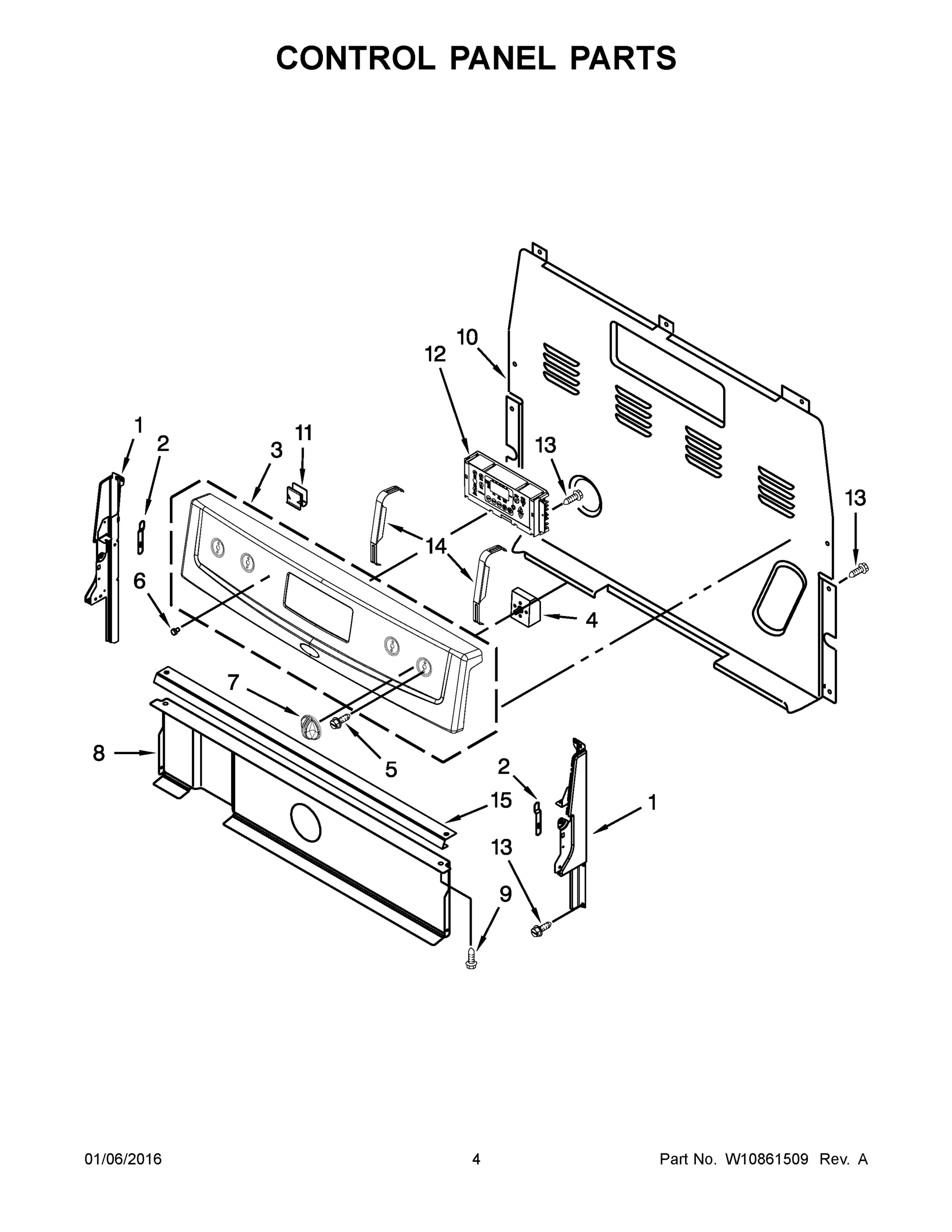 03 - CONTROL PANEL PARTS
