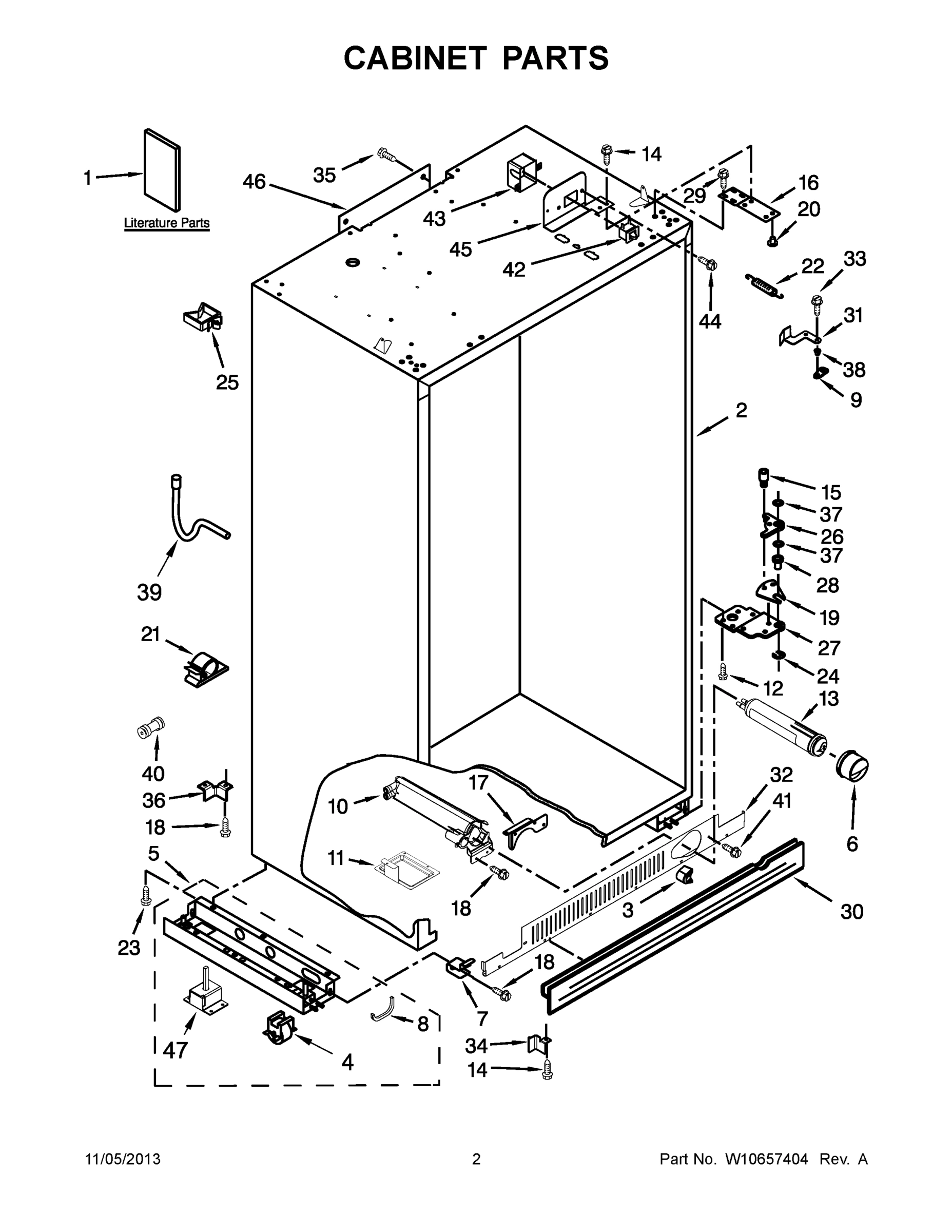 02 - CABINET PARTS