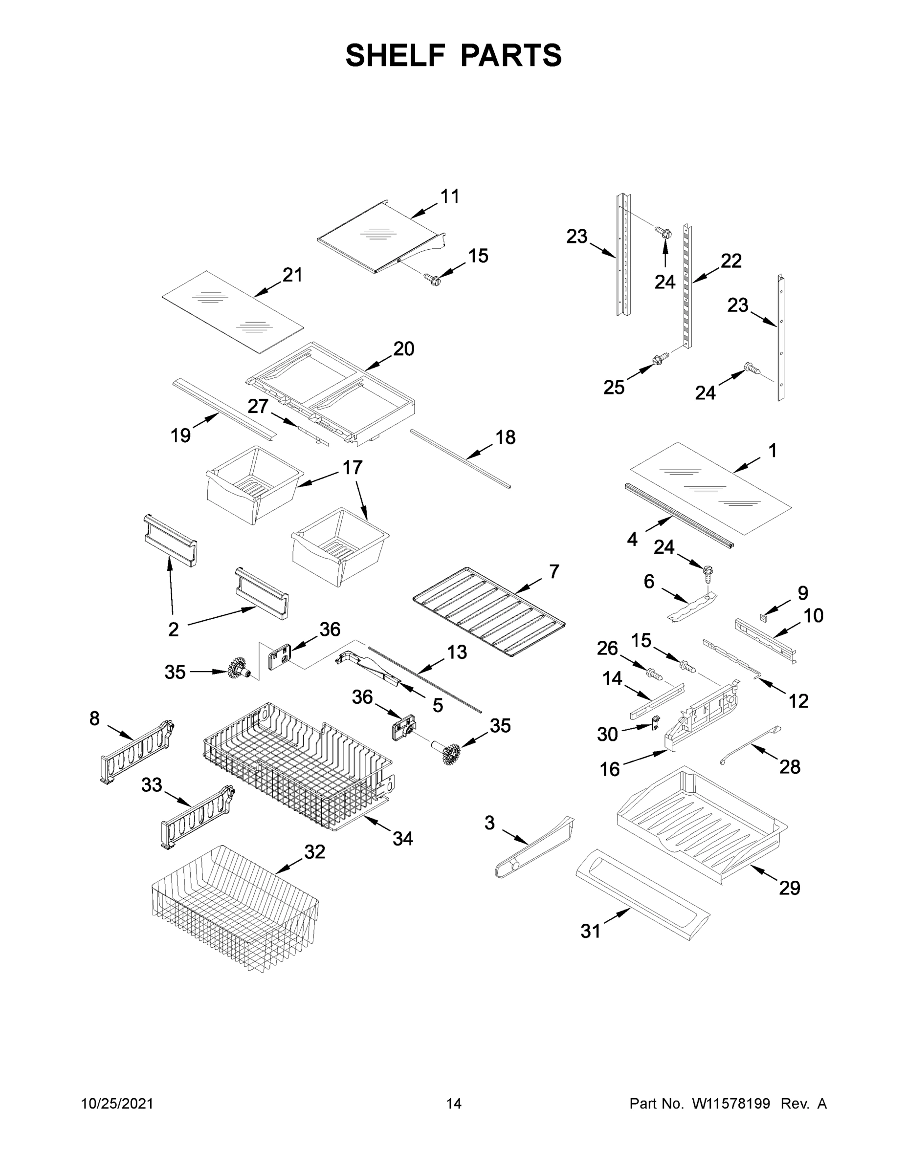 08 - SHELF PARTS