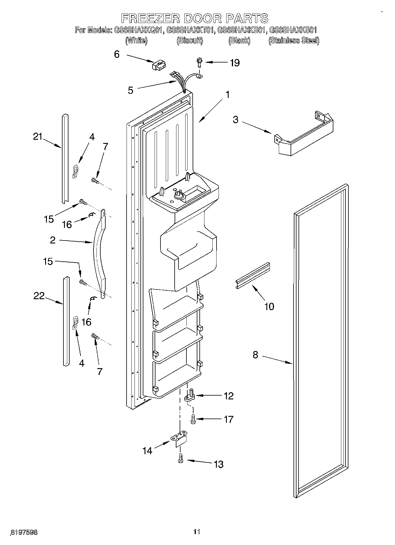 07 - FREEZER DOOR