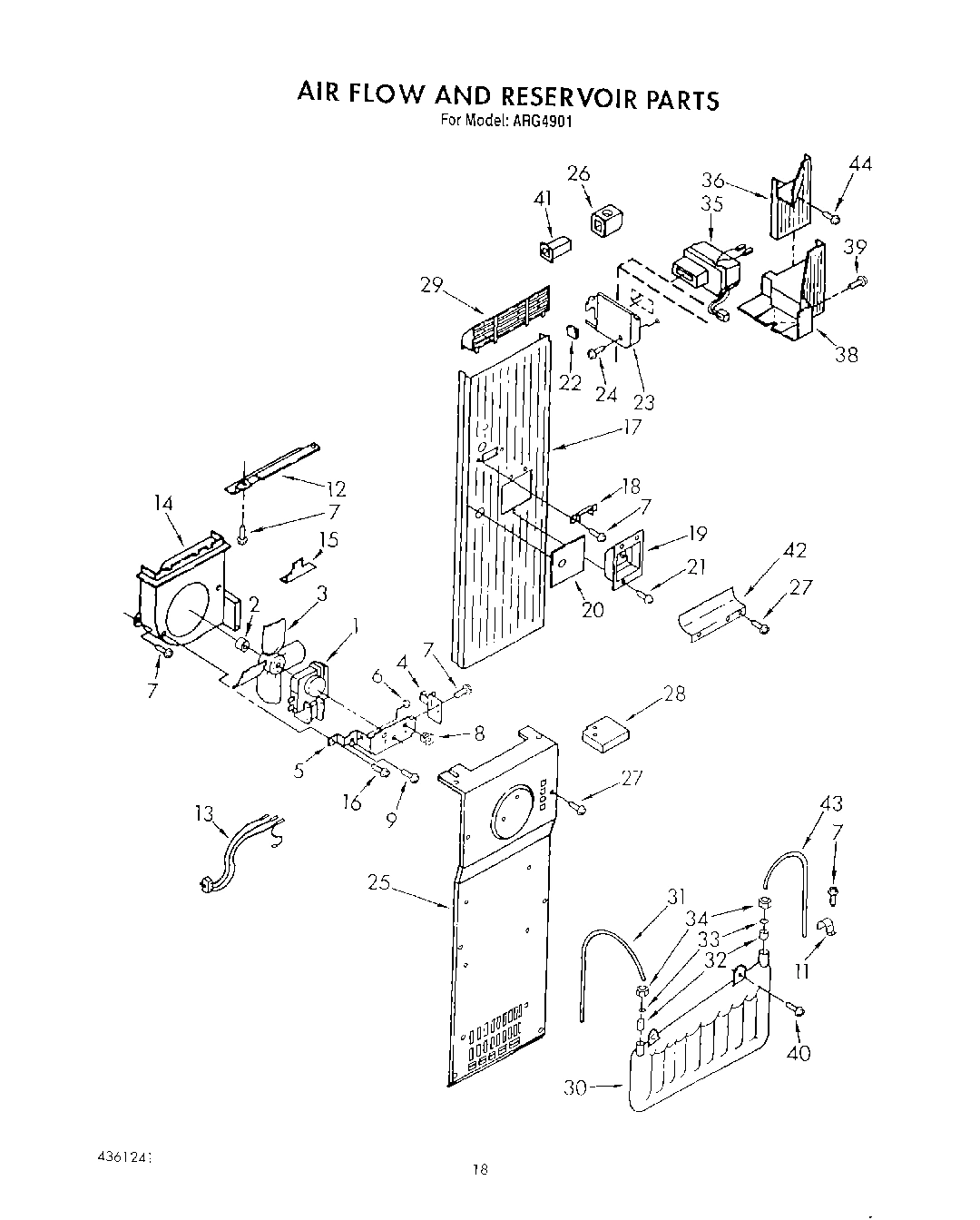 17 - AIR FLOW AND RESERVOIR