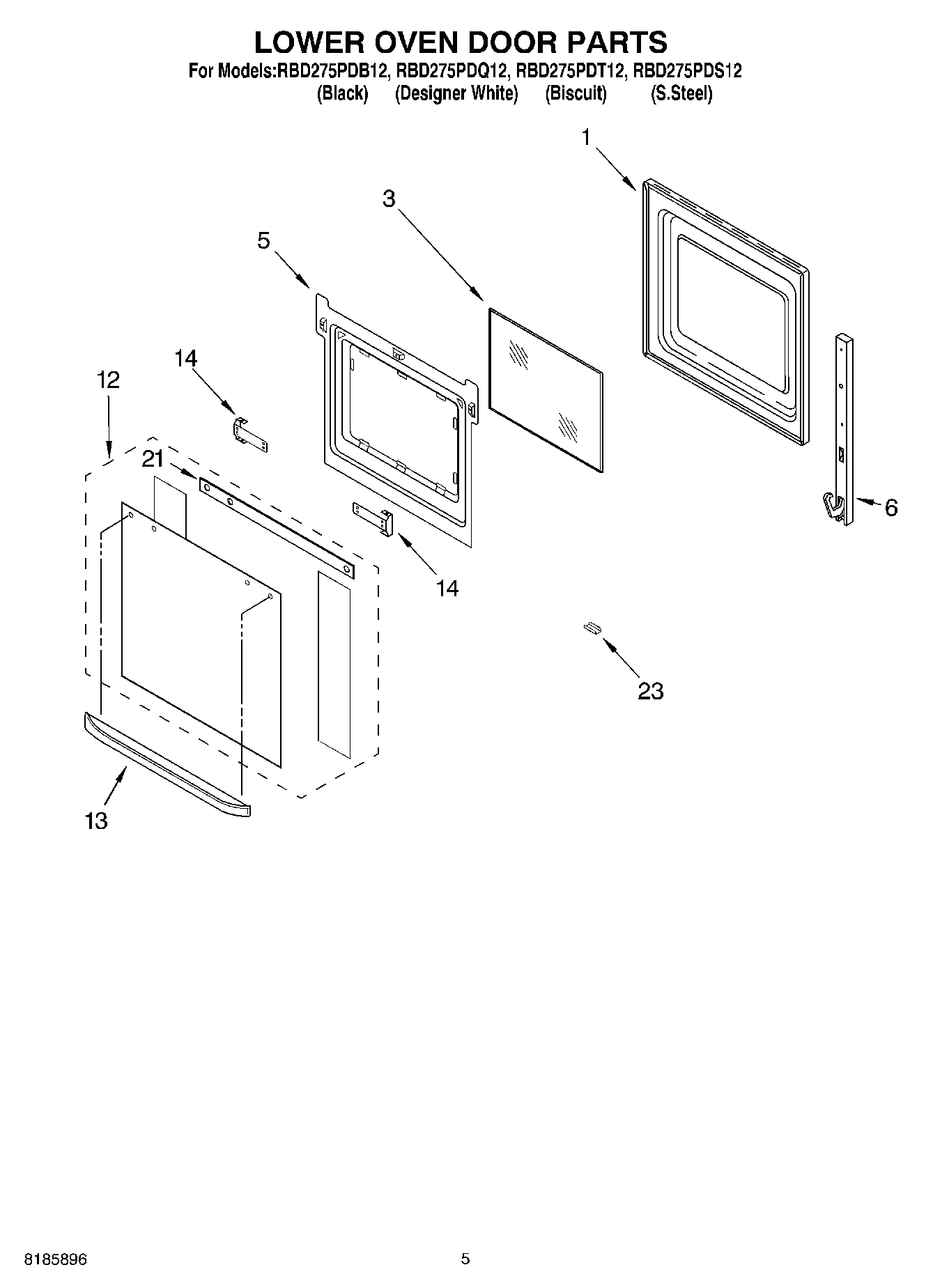 03 - LOWER OVEN DOOR