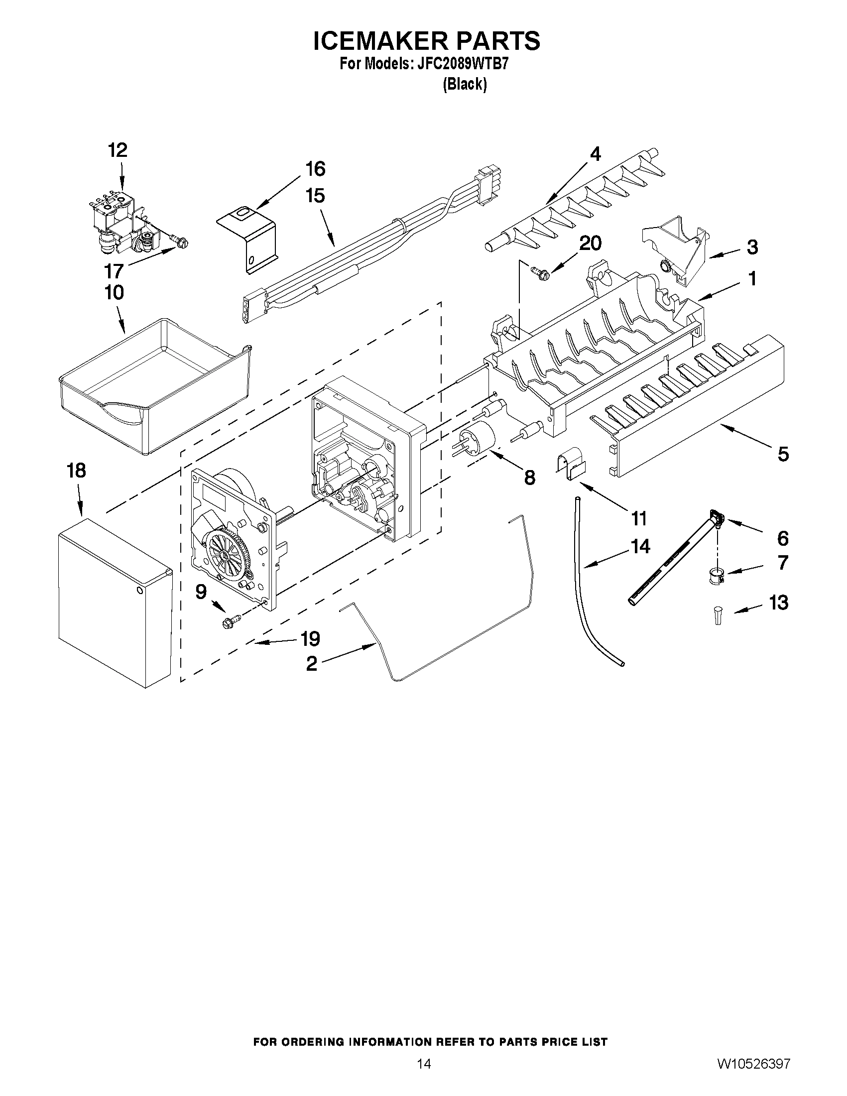 08 - ICEMAKER PARTS
