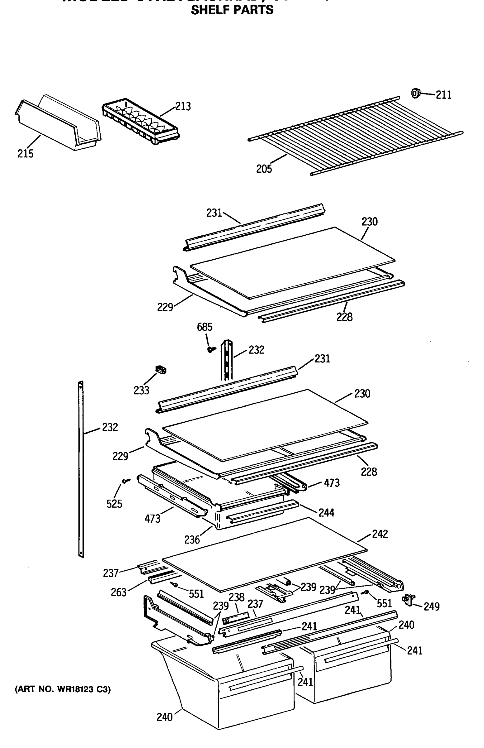SHELF PARTS