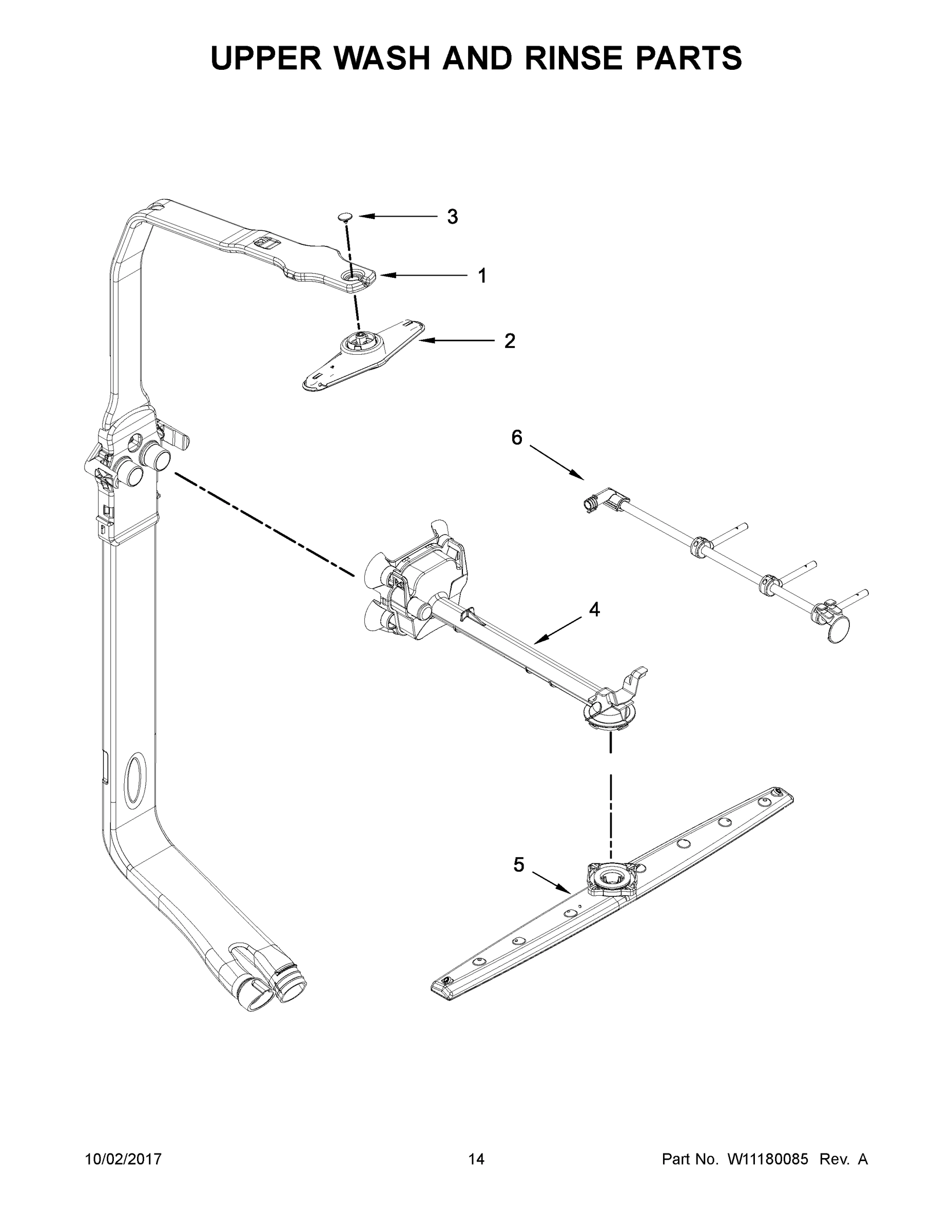 08 - UPPER WASH AND RINSE PARTS