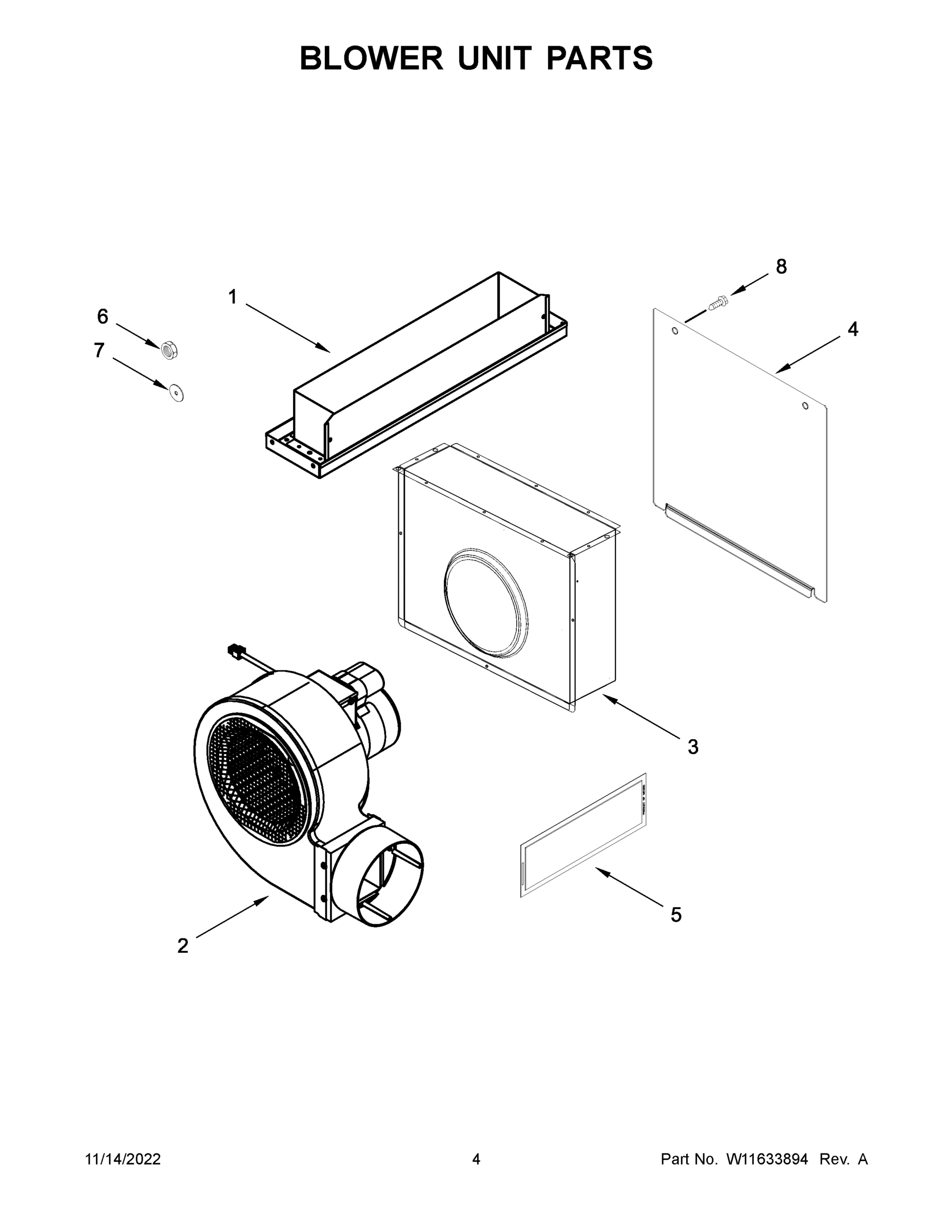 03 - BLOWER UNIT PARTS