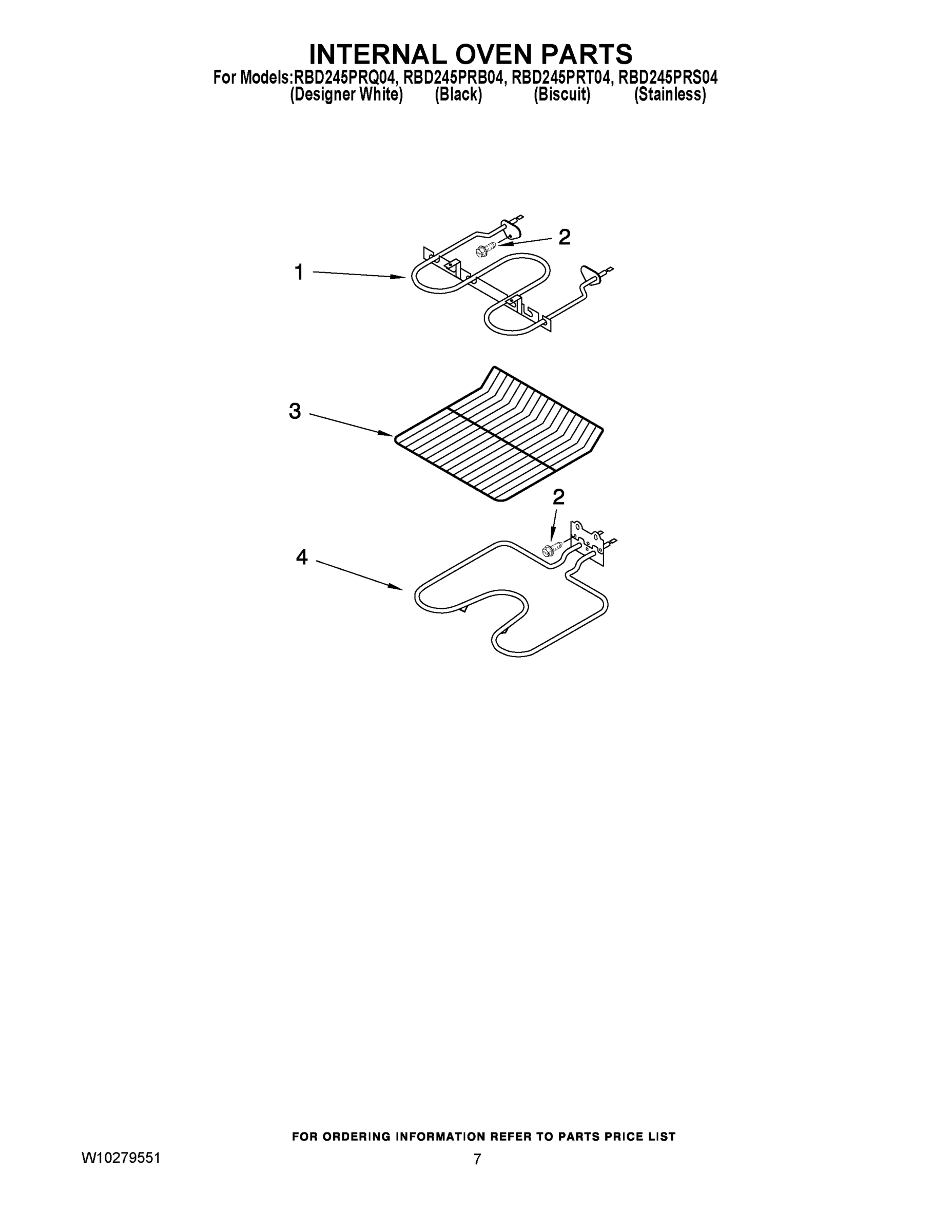 05 - INTERNAL OVEN PARTS