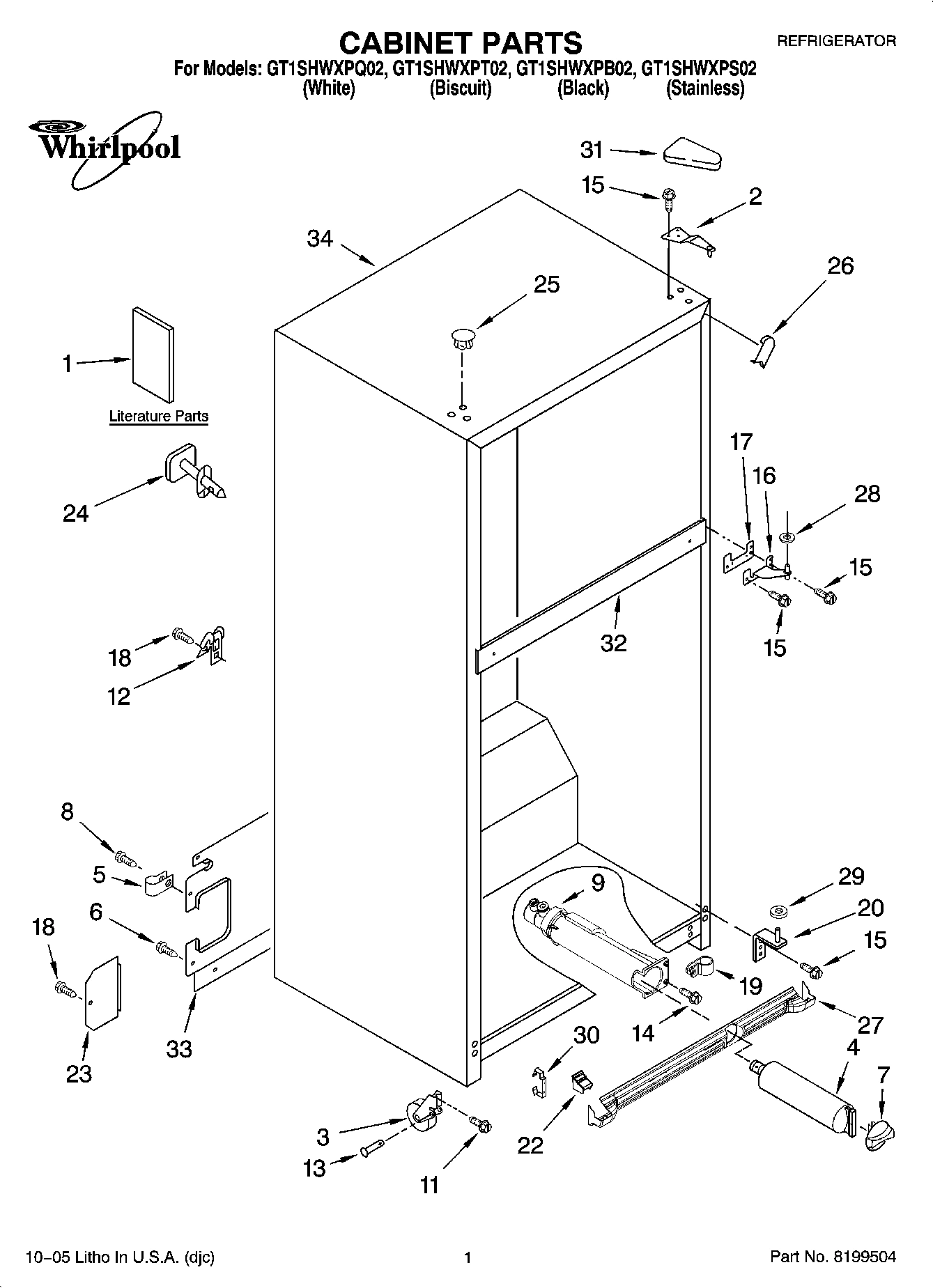 01 - CABINET PARTS