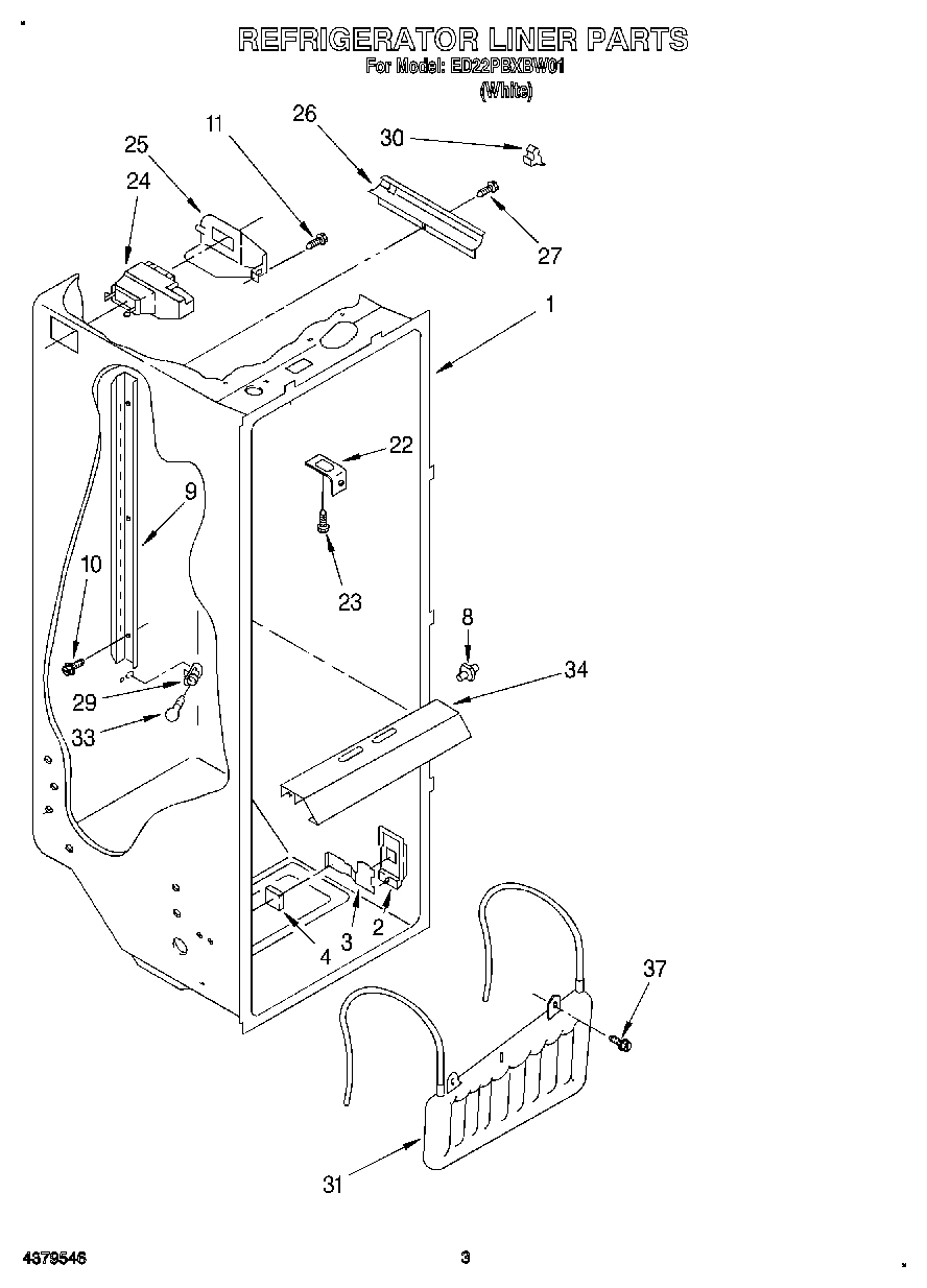 02 - REFRIGERATOR LINER