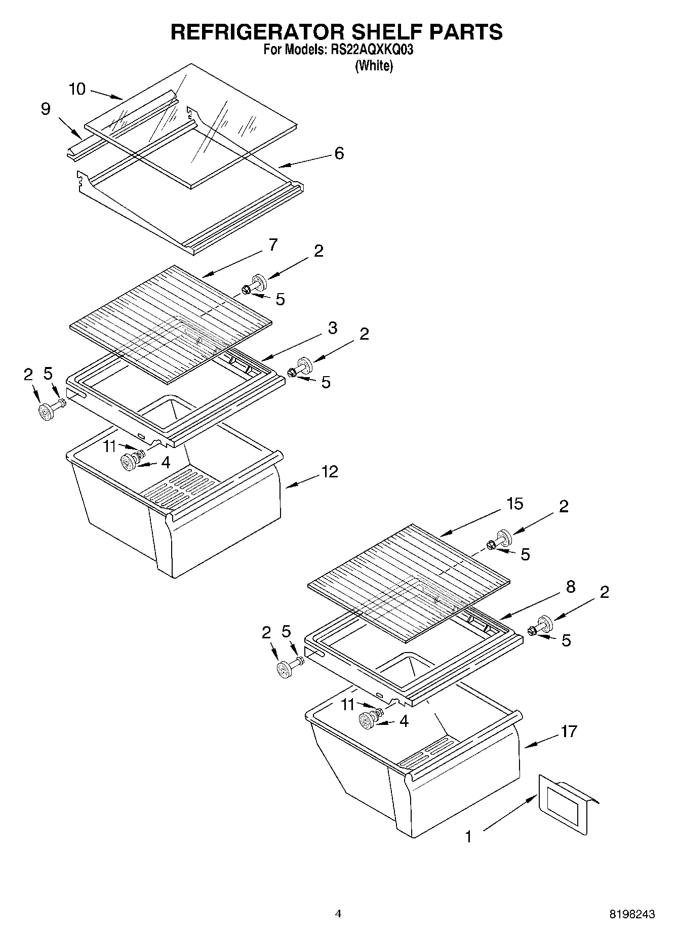 03 - REFRIGERATOR SHELF