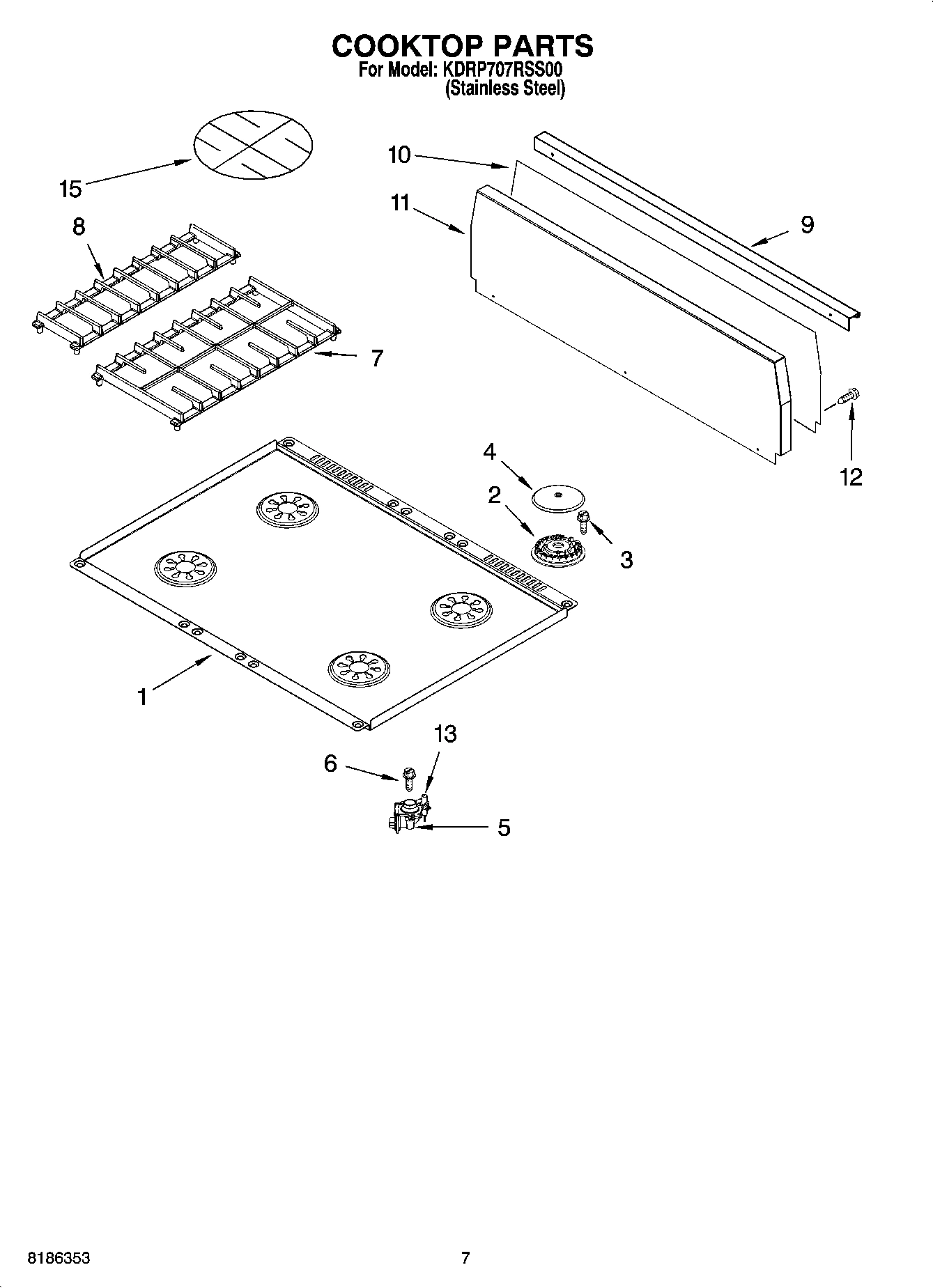 06 - COOKTOP PARTS