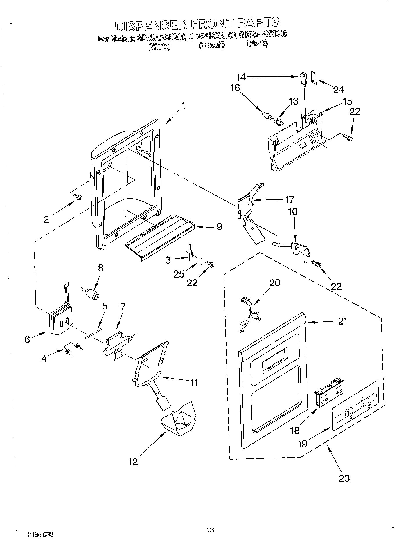 08 - DISPENSER FRONT