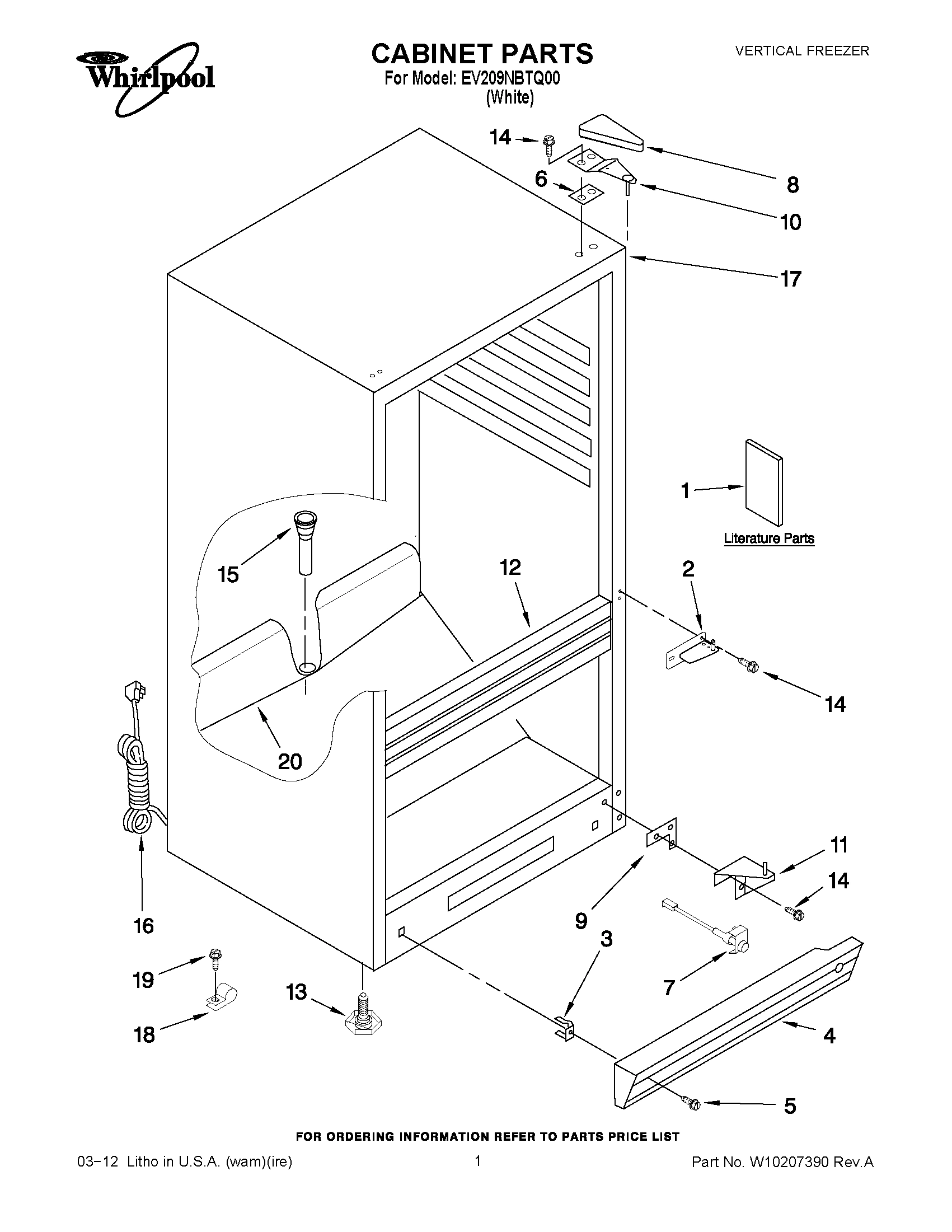 01 - CABINET PARTS