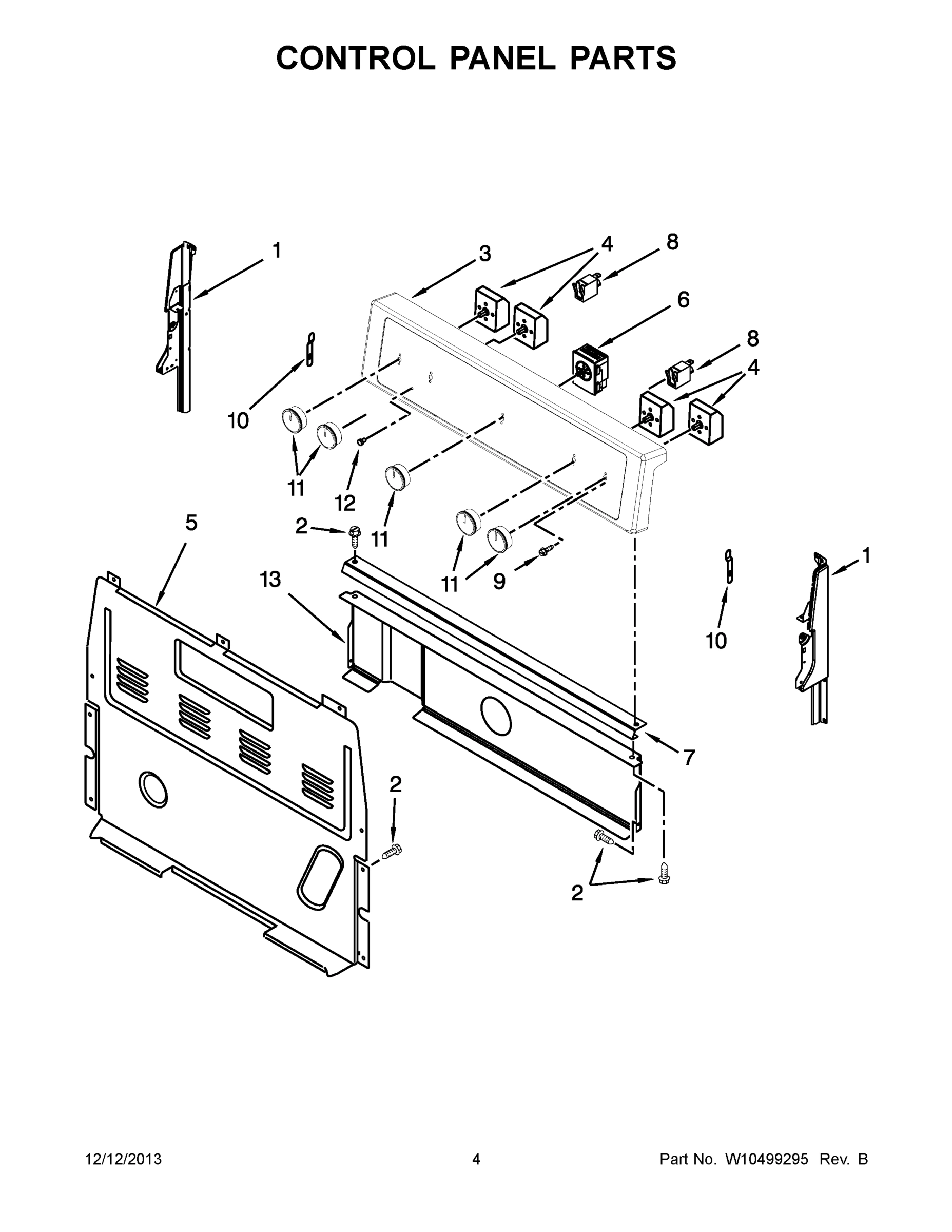 03 - CONTROL PANEL PARTS