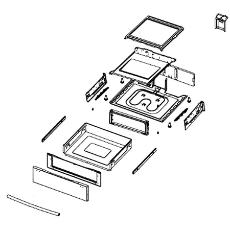 DG94-00482A Samsung Assembly Main Drawer FE71