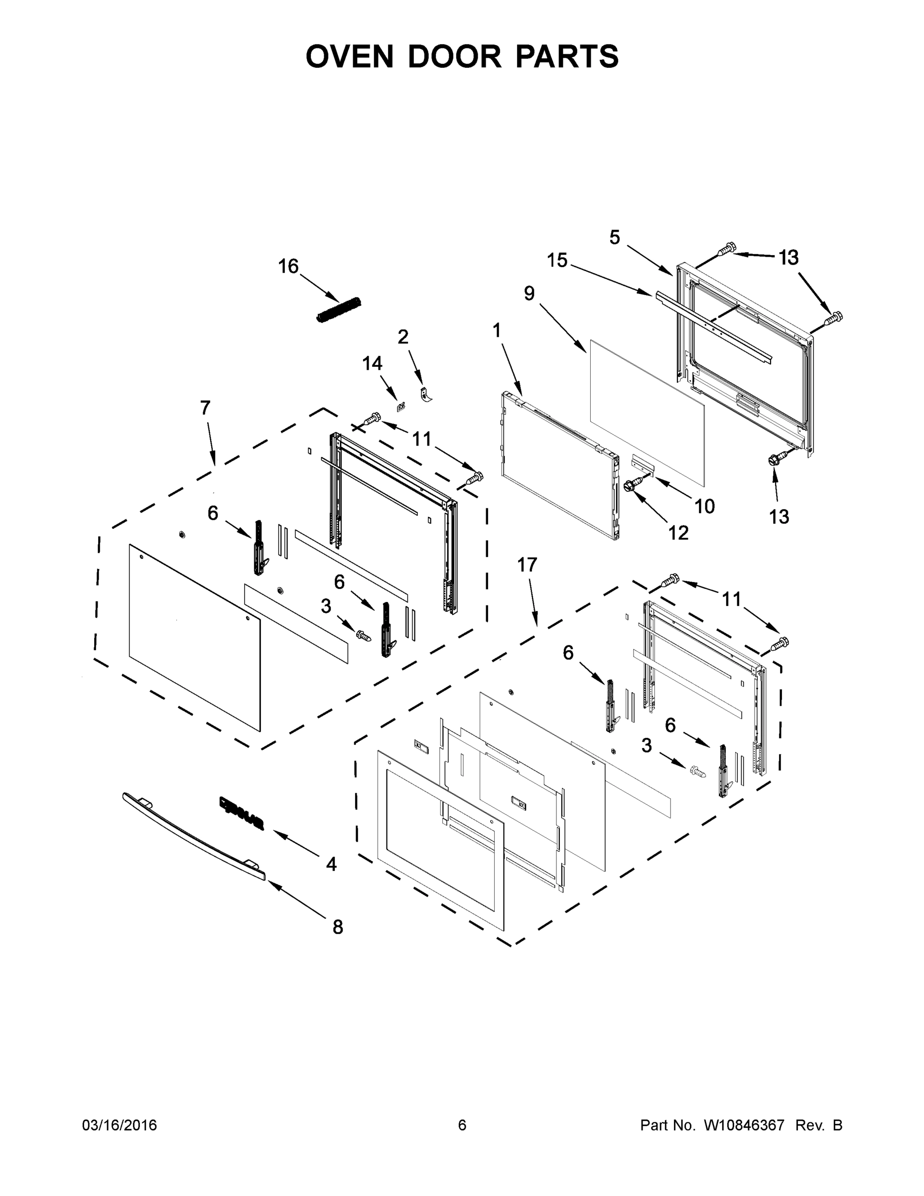 04 - OVEN DOOR PARTS