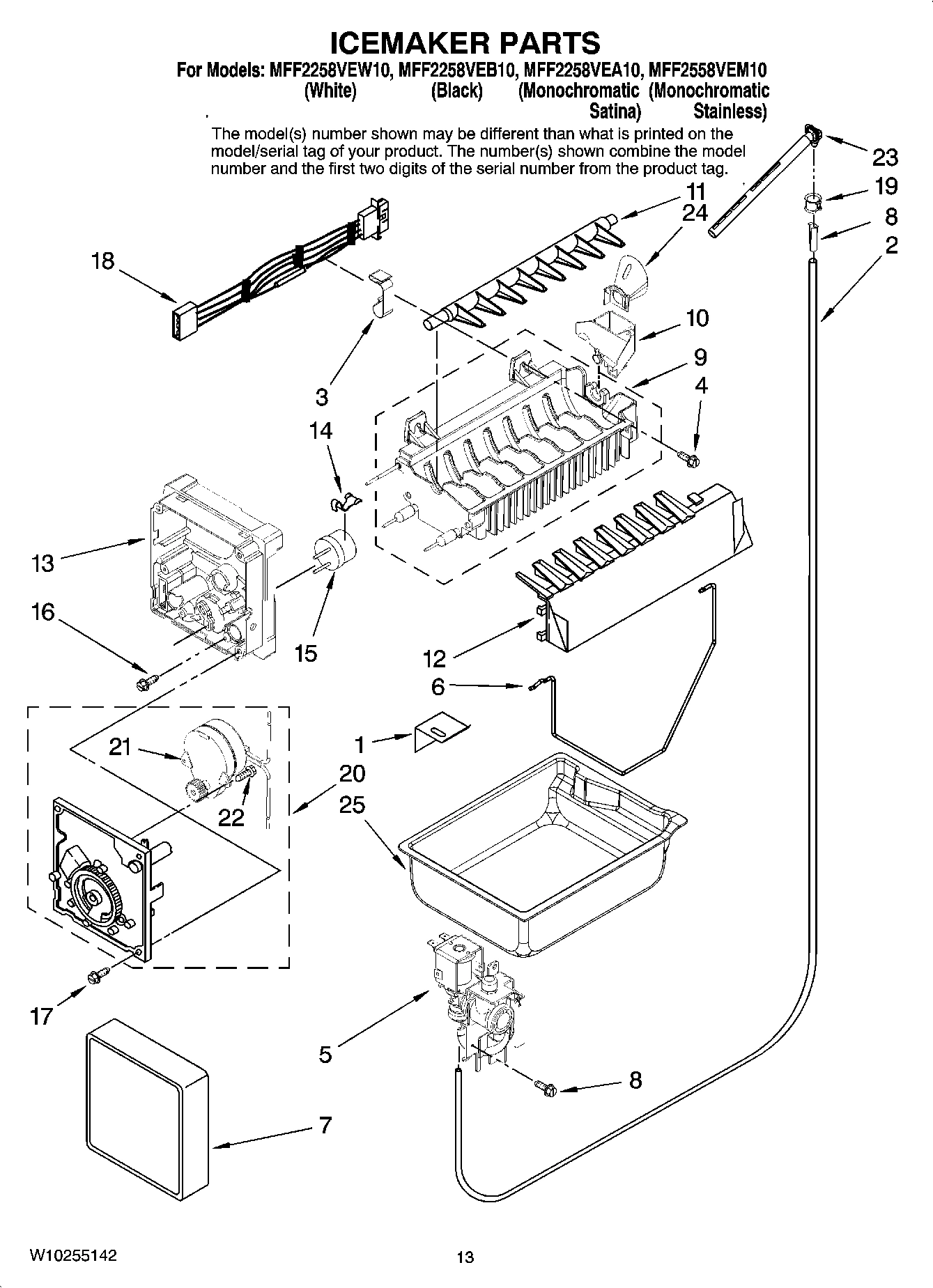 08 - ICEMAKER PARTS