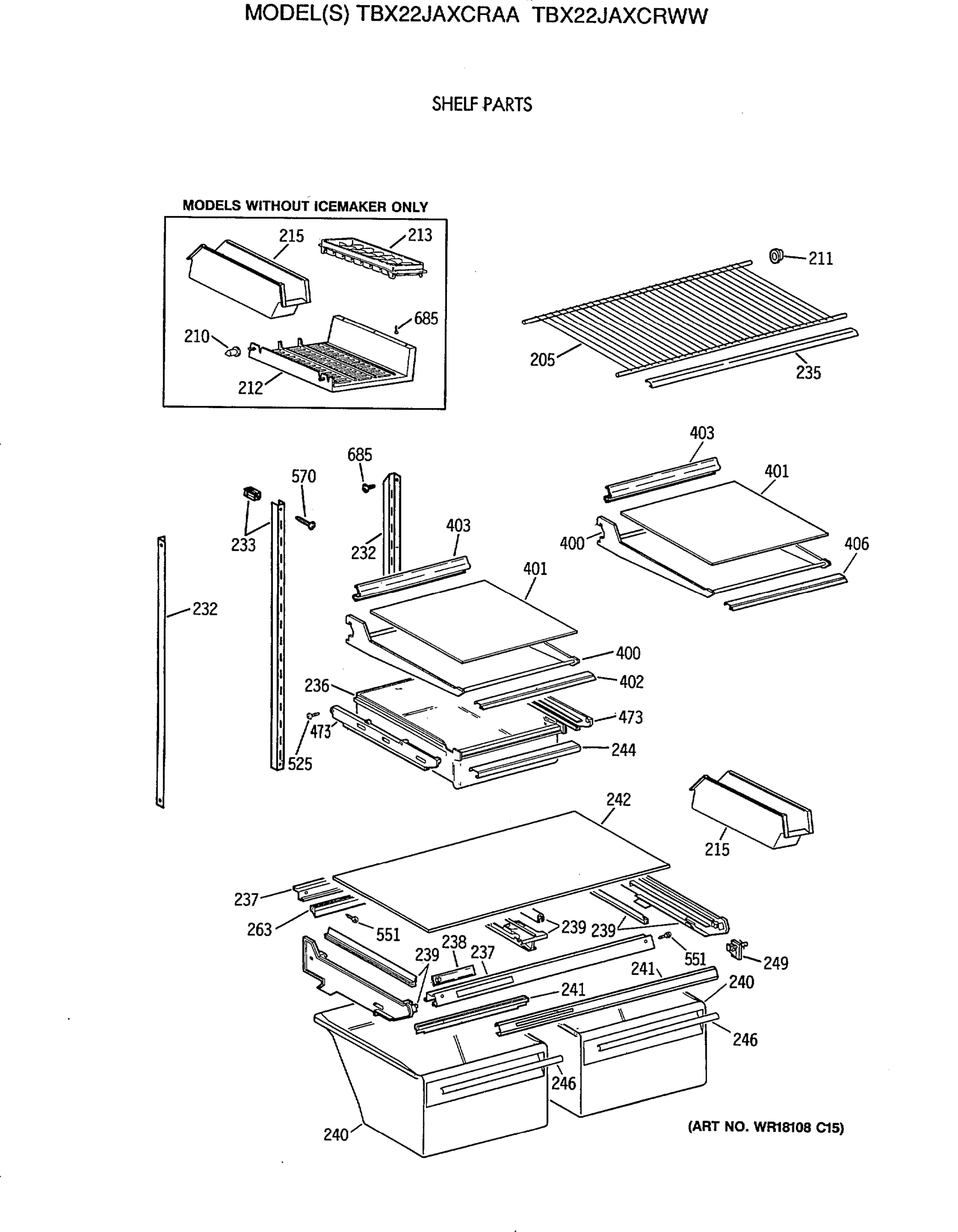 SHELF PARTS