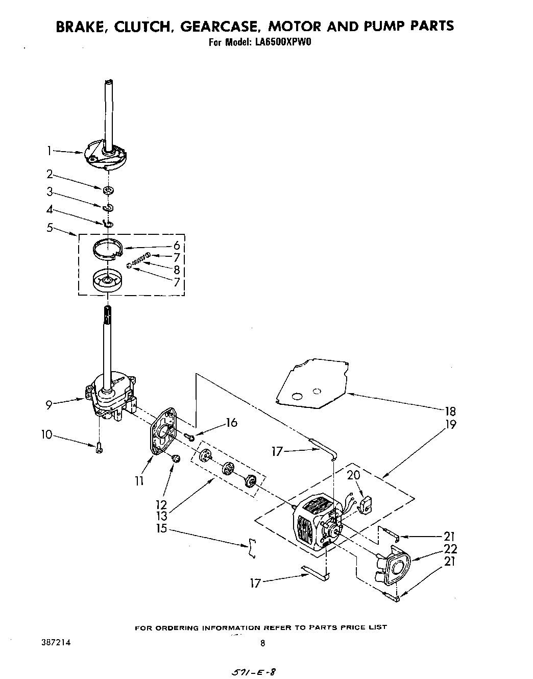 06 - BRAKE, CLUTCH, GEARCASE, MOTOR AND PUMP