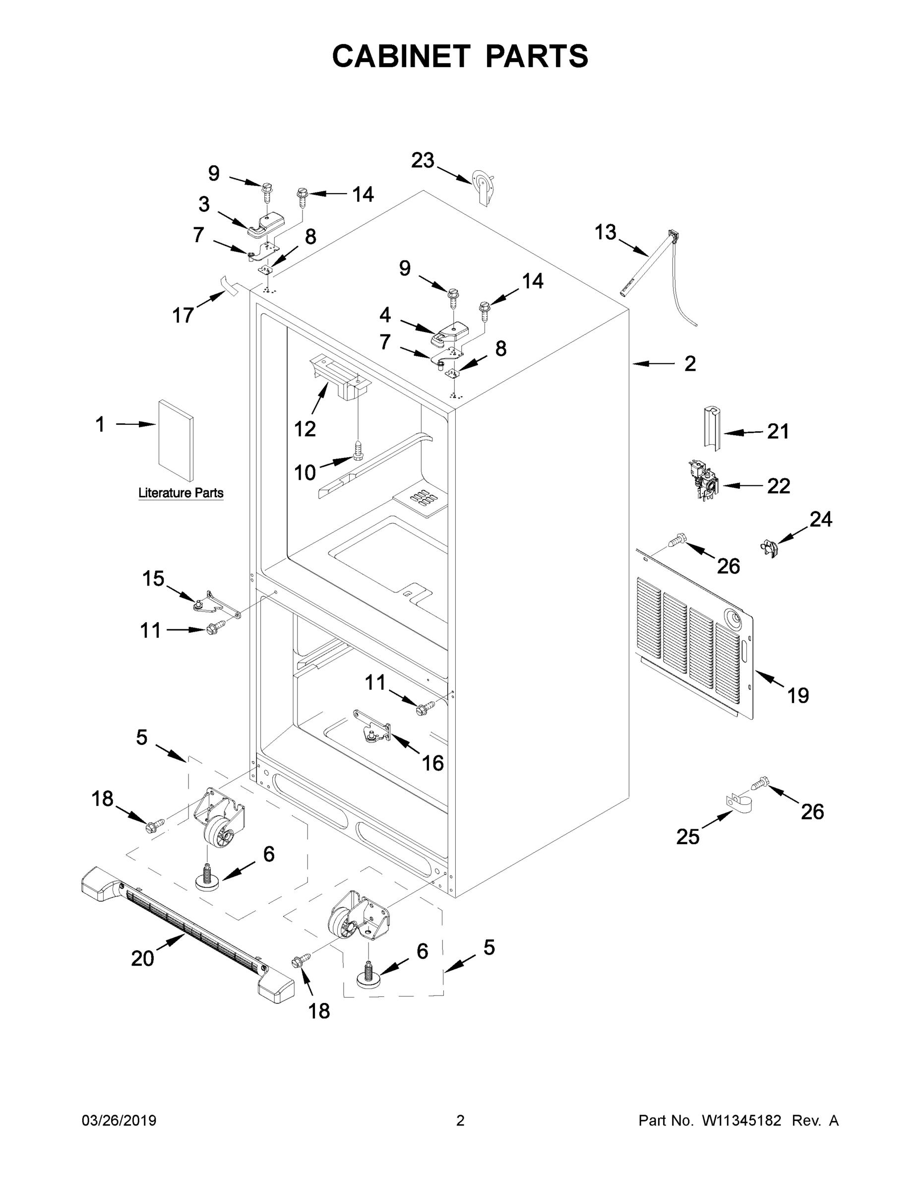 02 - CABINET PARTS