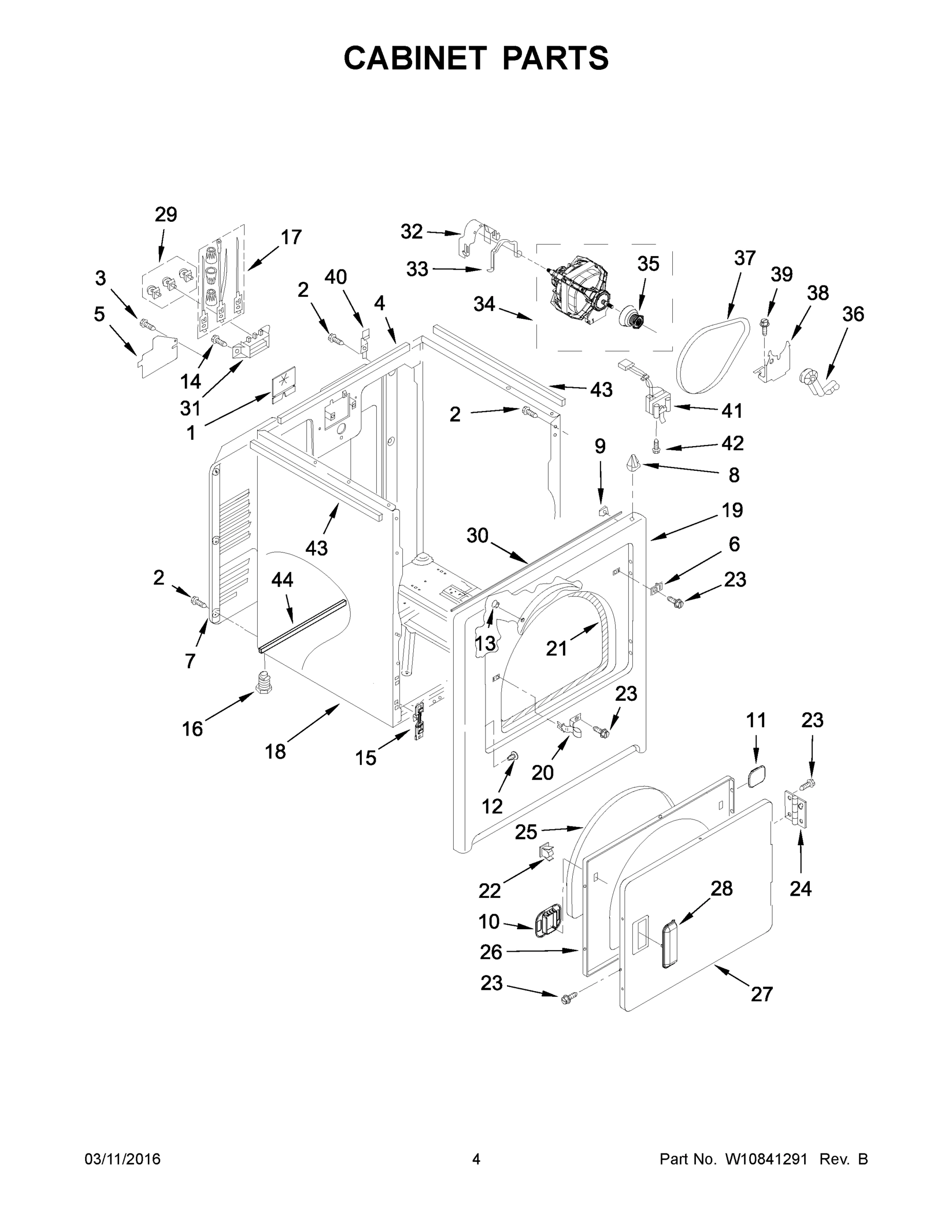 03 - CABINET PARTS