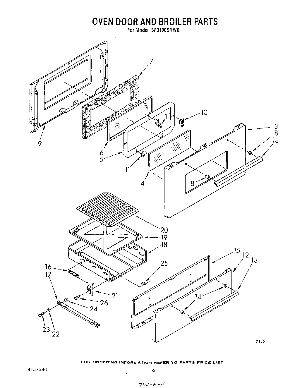 05 - OVEN DOOR AND BROILER