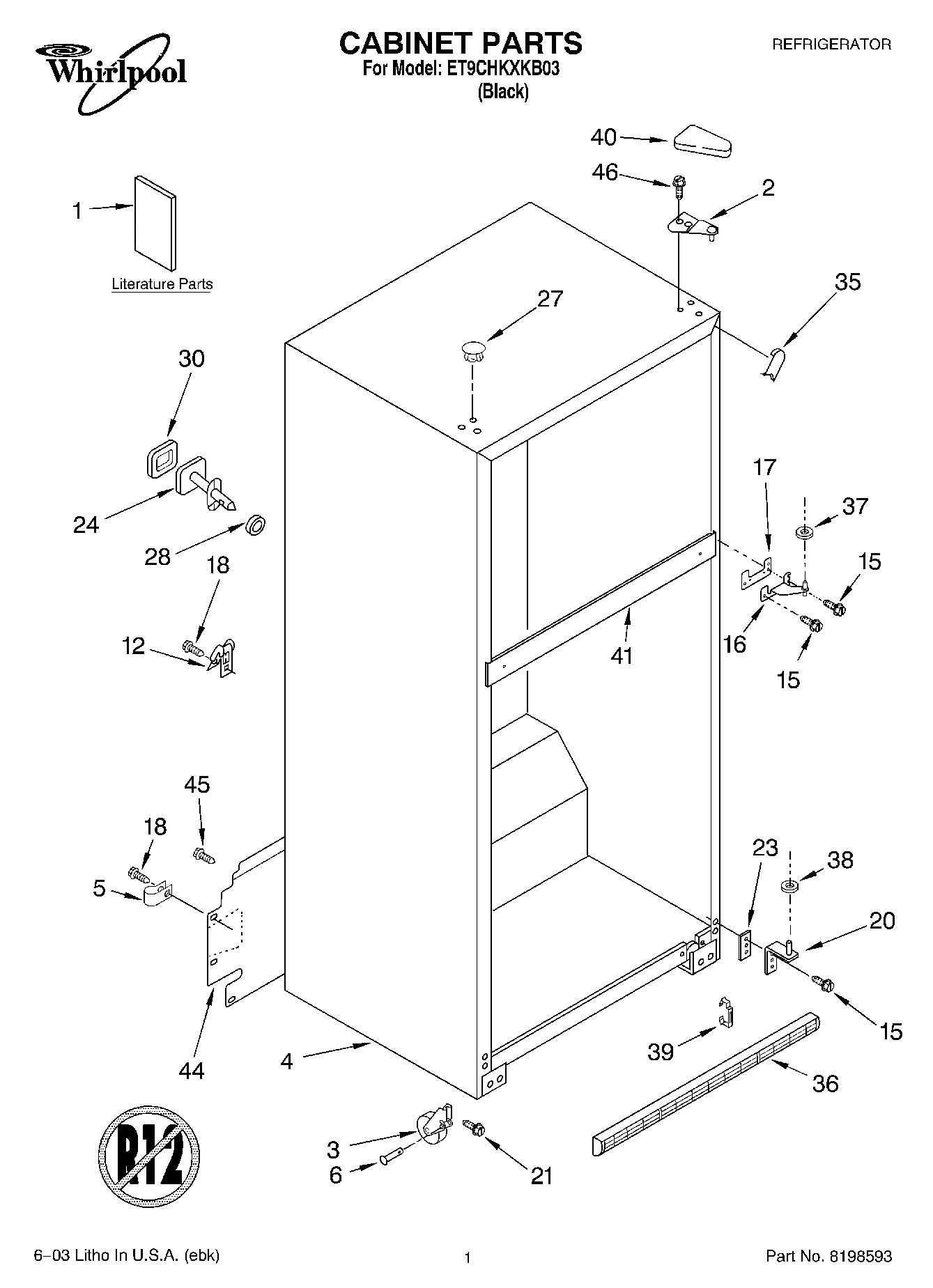 01 - CABINET PARTS