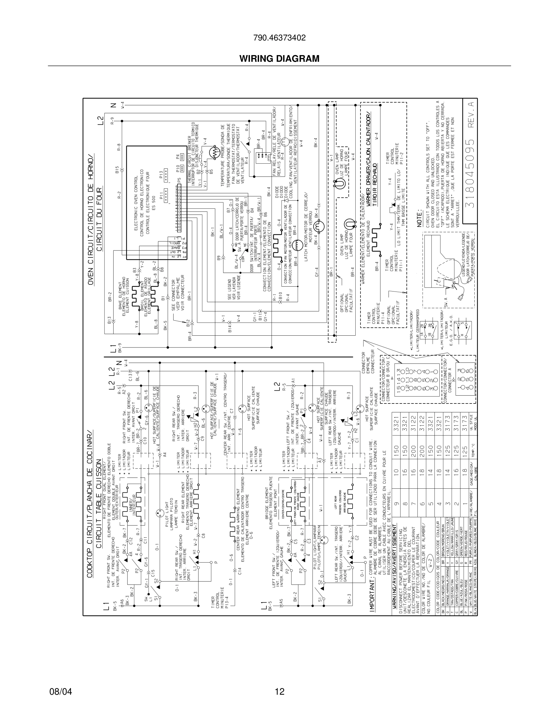 12 - WIRING DIAGRAM