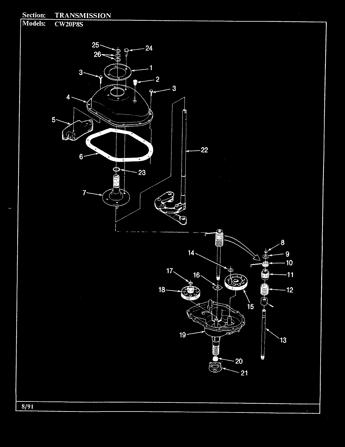 11 - TRANSMISSION (CW20P8xS)(ORIGNAL)
